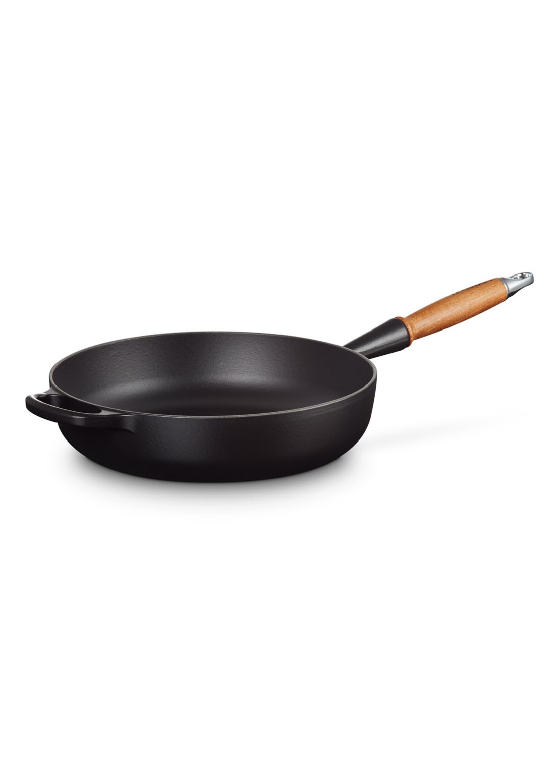 Le Creuset Koekenpan Ø28 cm - voorkant mat zwart / zwart