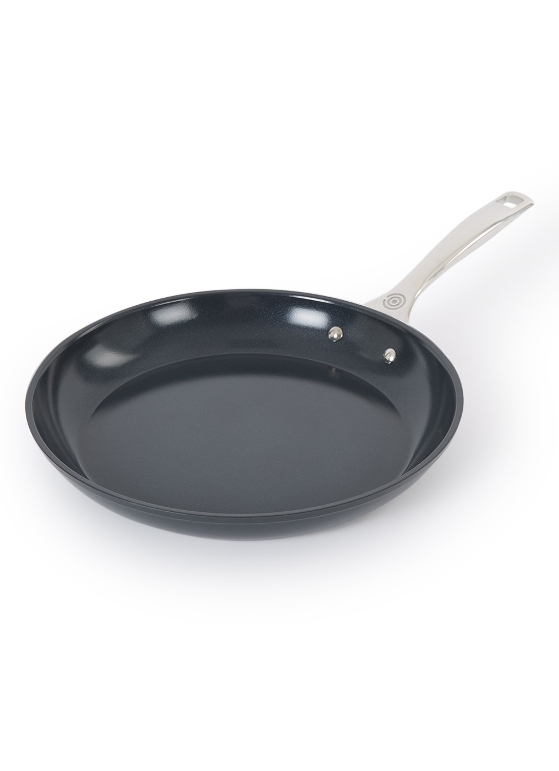 Le Creuset Koekenpan 30 cm - voorkant zwart