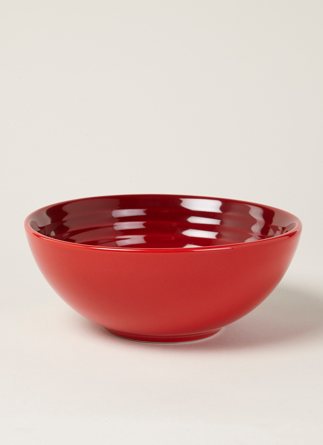 Le Creuset Kom 16 cm  - voorkant 2 kersenrood / rood