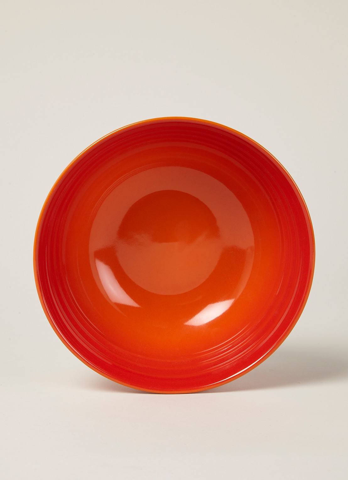 Le Creuset Kom 16 cm  - detail oranjerood / oranje