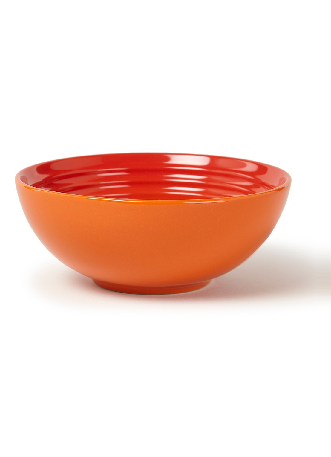 Le Creuset Kom 16 cm  - voorkant 2 oranjerood / oranje