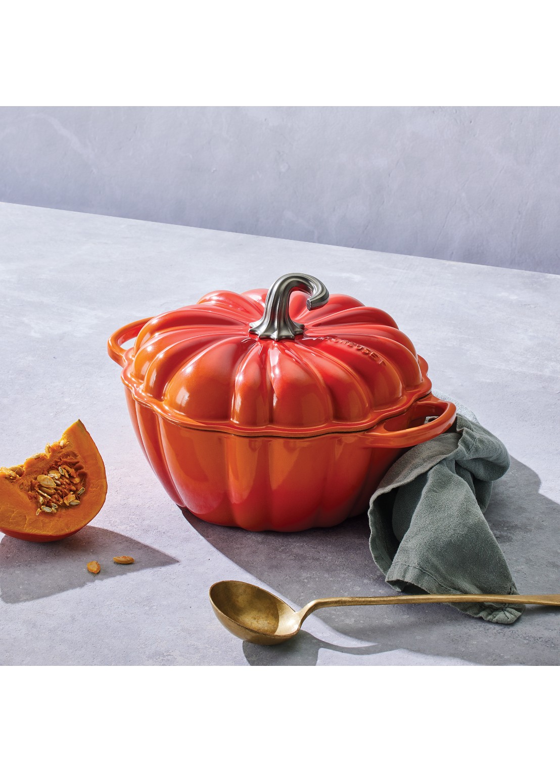 Le Creuset Lasagneschaal 19 cm - voorkant 2 oranjerood / oranje
