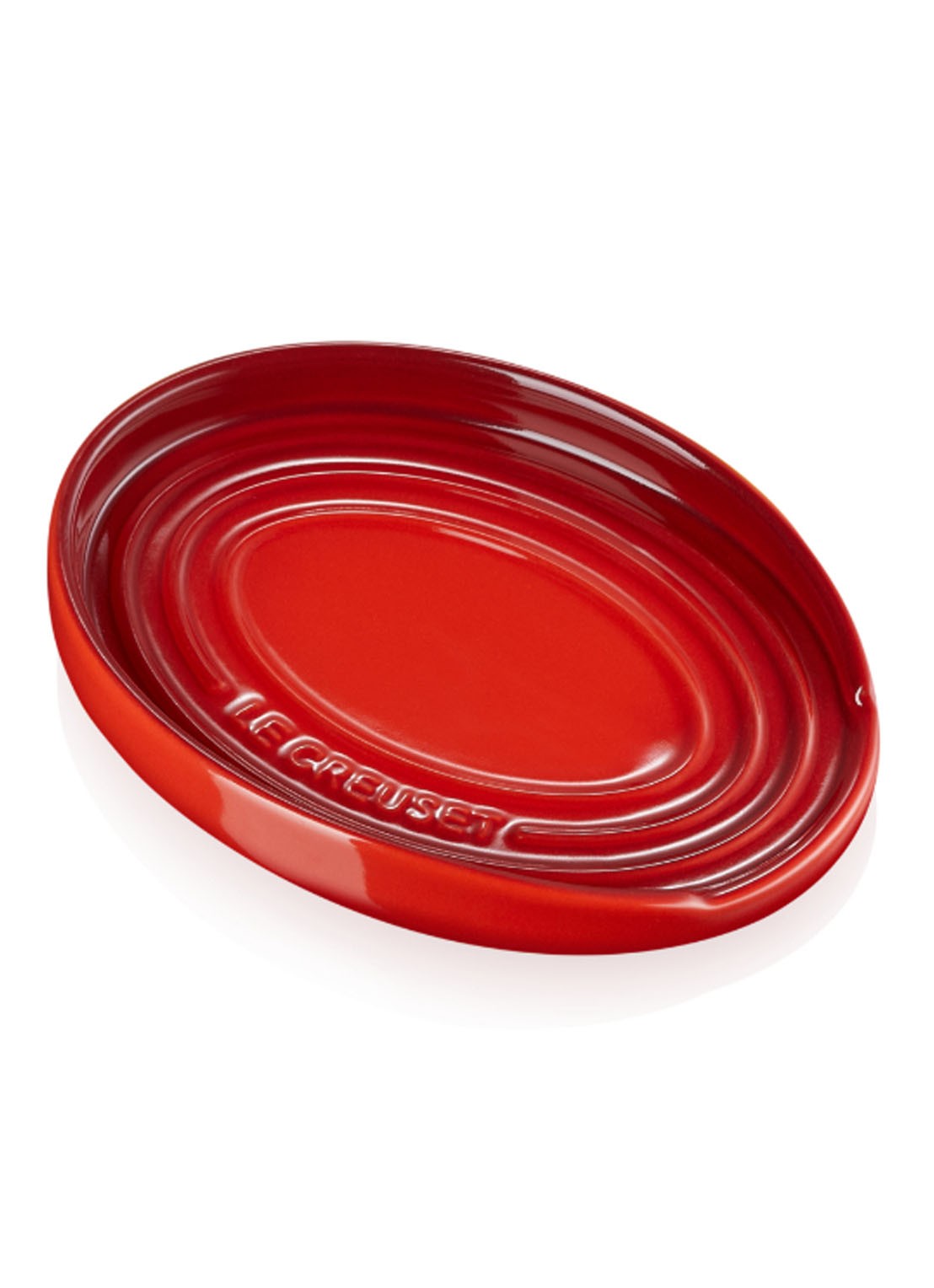 Le Creuset Lepelhouder 15 cm - voorkant 4 kersenrood / rood