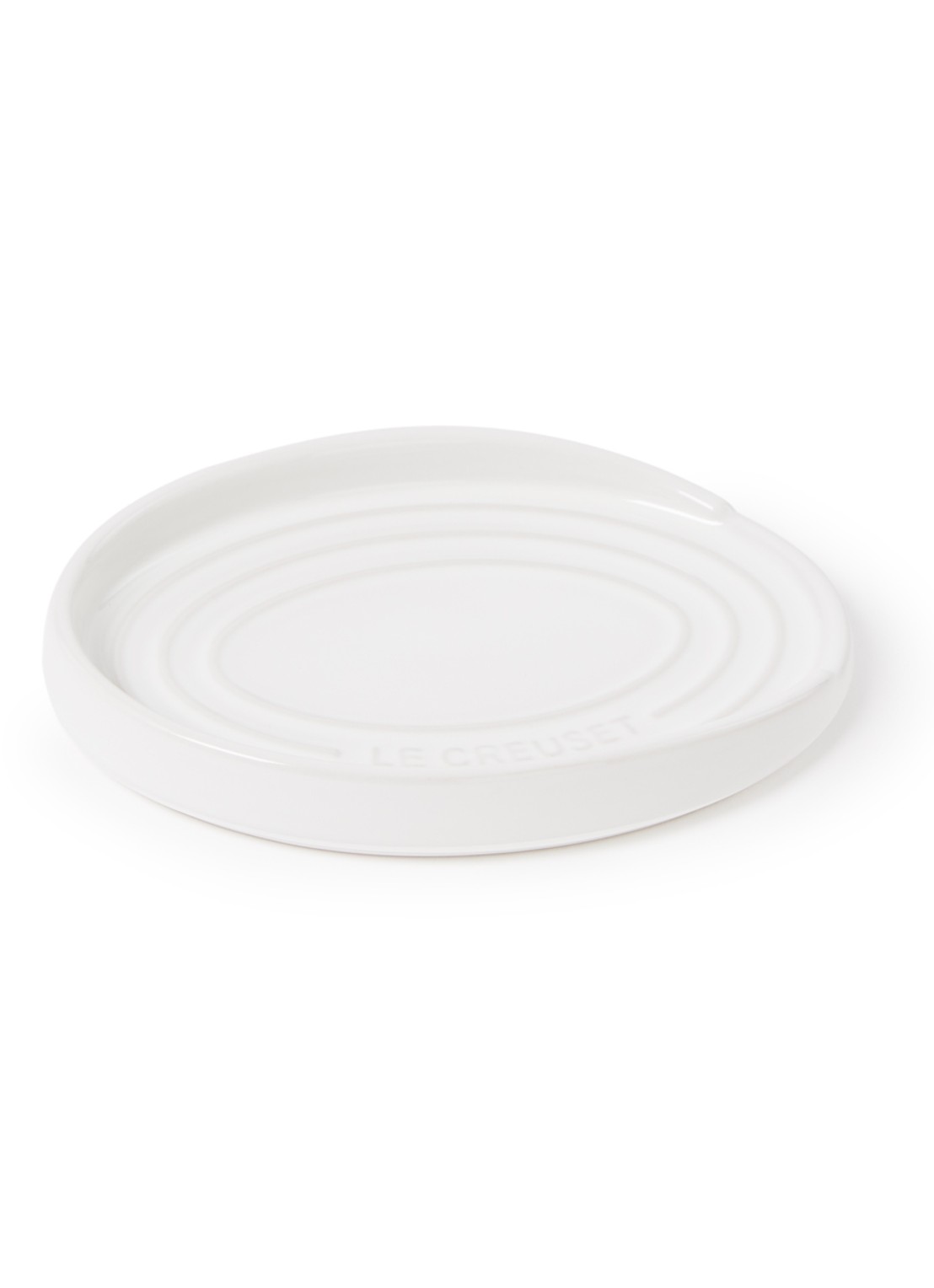 Le Creuset Lepelhouder 16 cm - voorkant white / wit