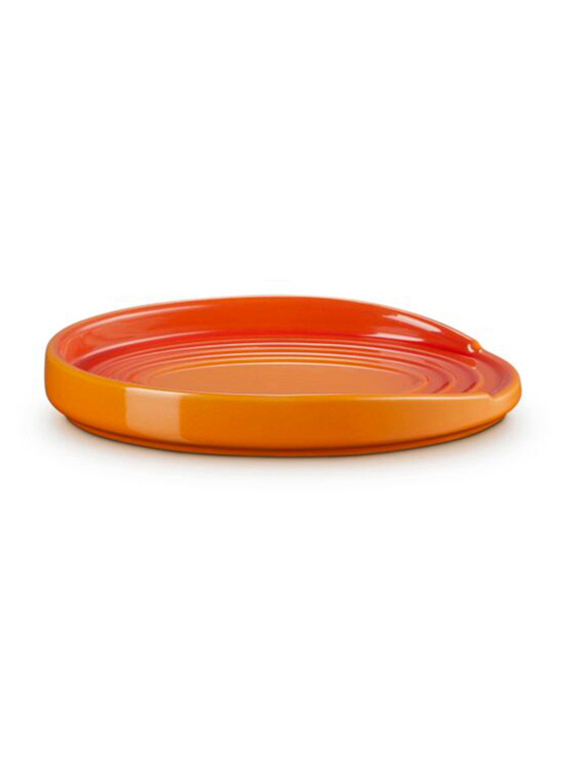 Le Creuset Lepelhouder 16 cm - voorkant 5 oranjerood