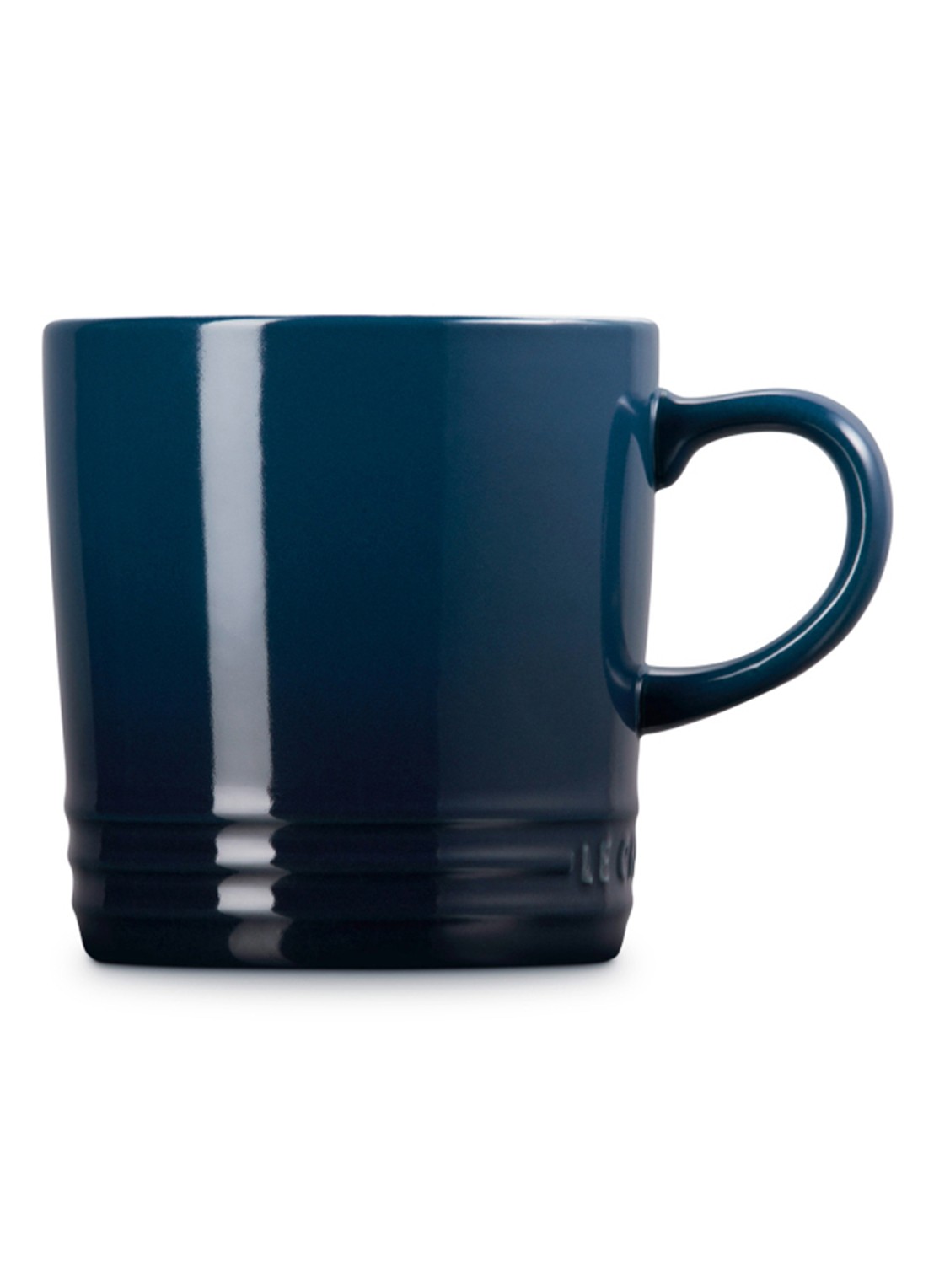 Le Creuset Les Forgées anti-spatdeksel 20 tot 24 cm  - achterkant 3 donkerblauw