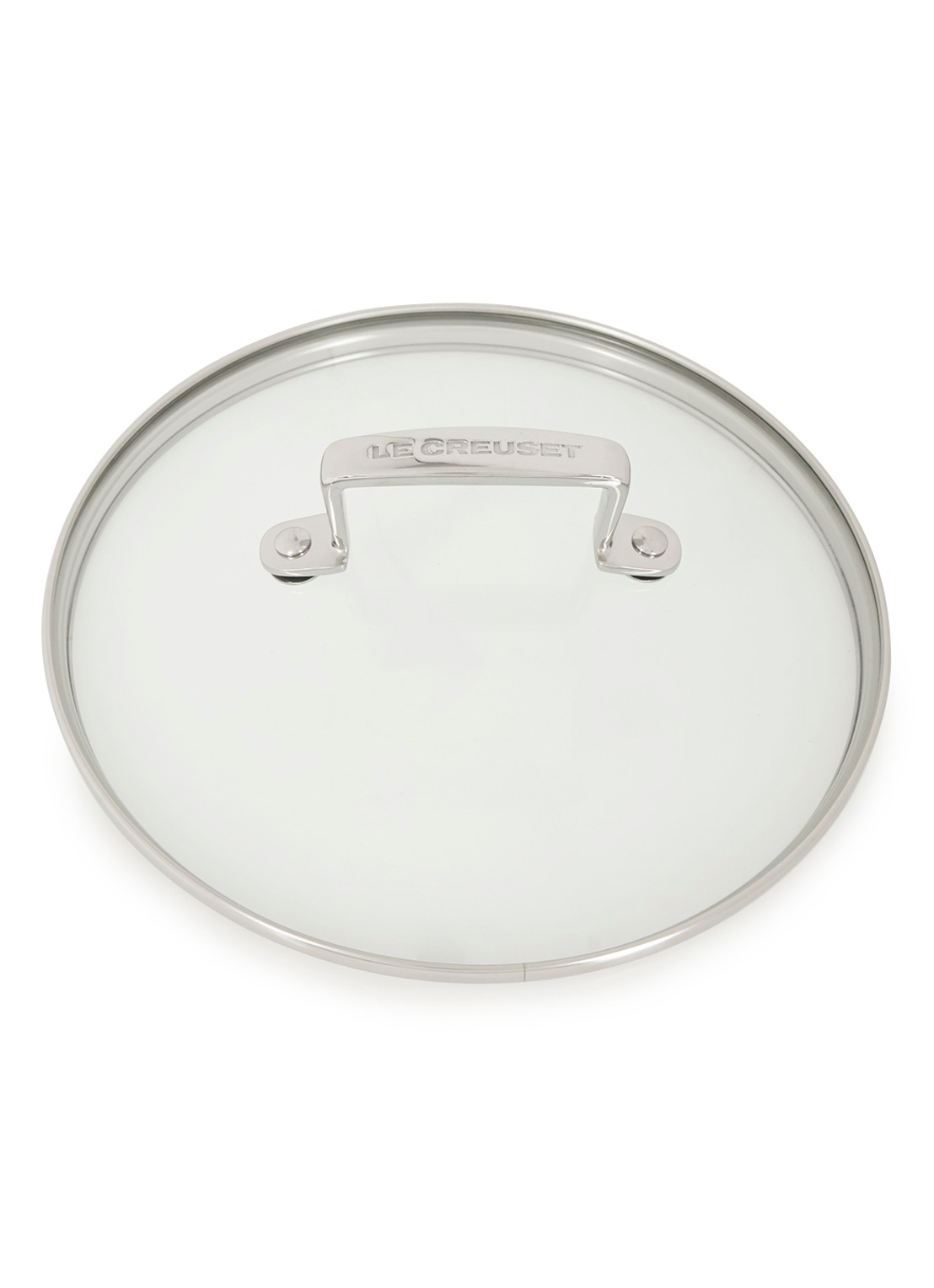 Le Creuset Les Forgées deksel 20 cm - voorkant transparant