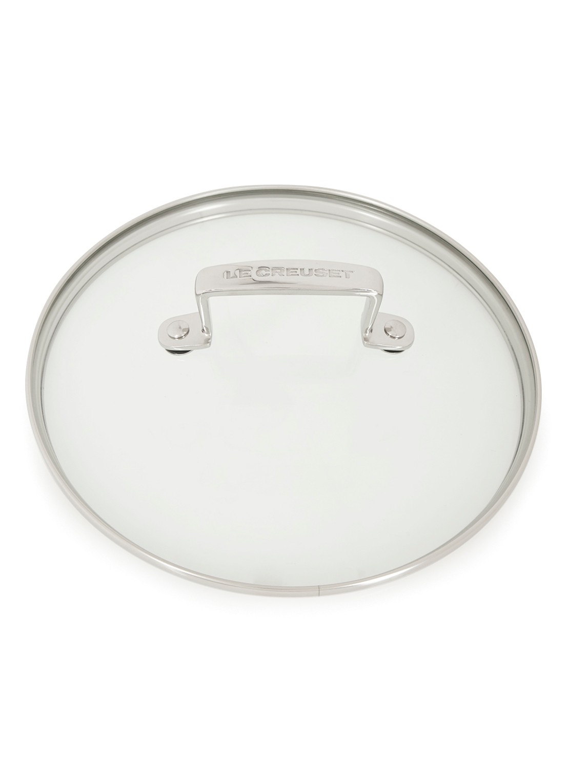 Le Creuset Les Forgées deksel 24 cm - voorkant transparant