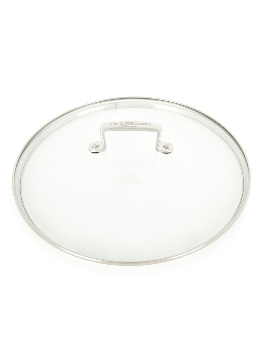 Le Creuset Les Forgées deksel 28 cm - voorkant transparant