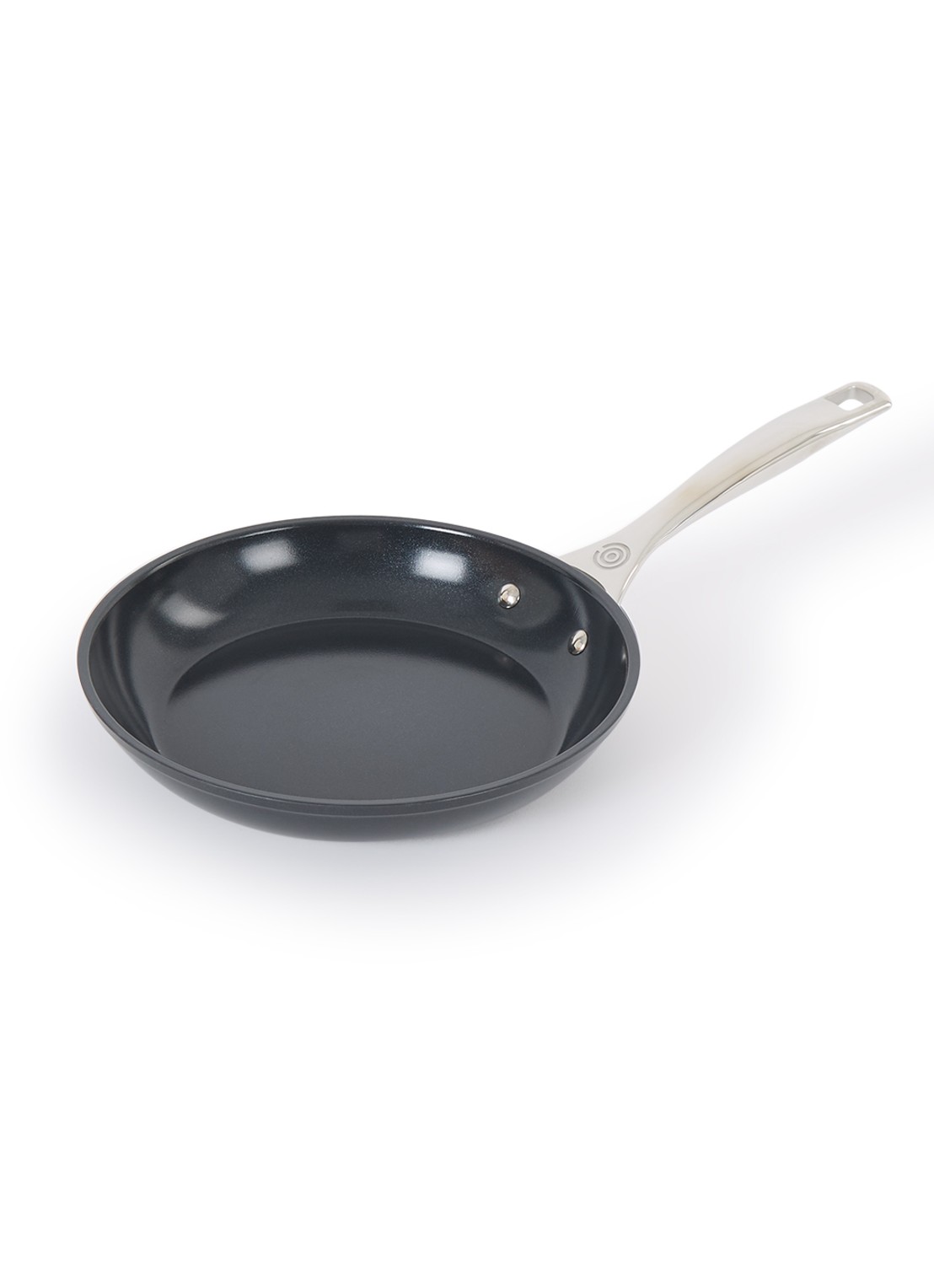 Le Creuset Les Forgées grillplaat 28 x 28 cm  - voorkant zwart