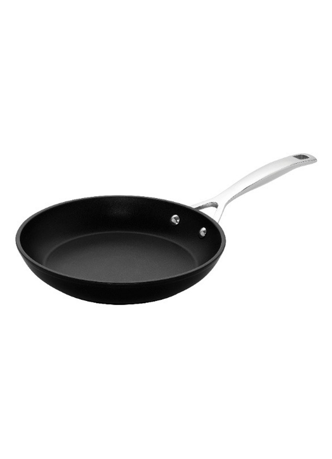 Le Creuset Les Forgées koekenpan Ø24 cm - voorkant zwart