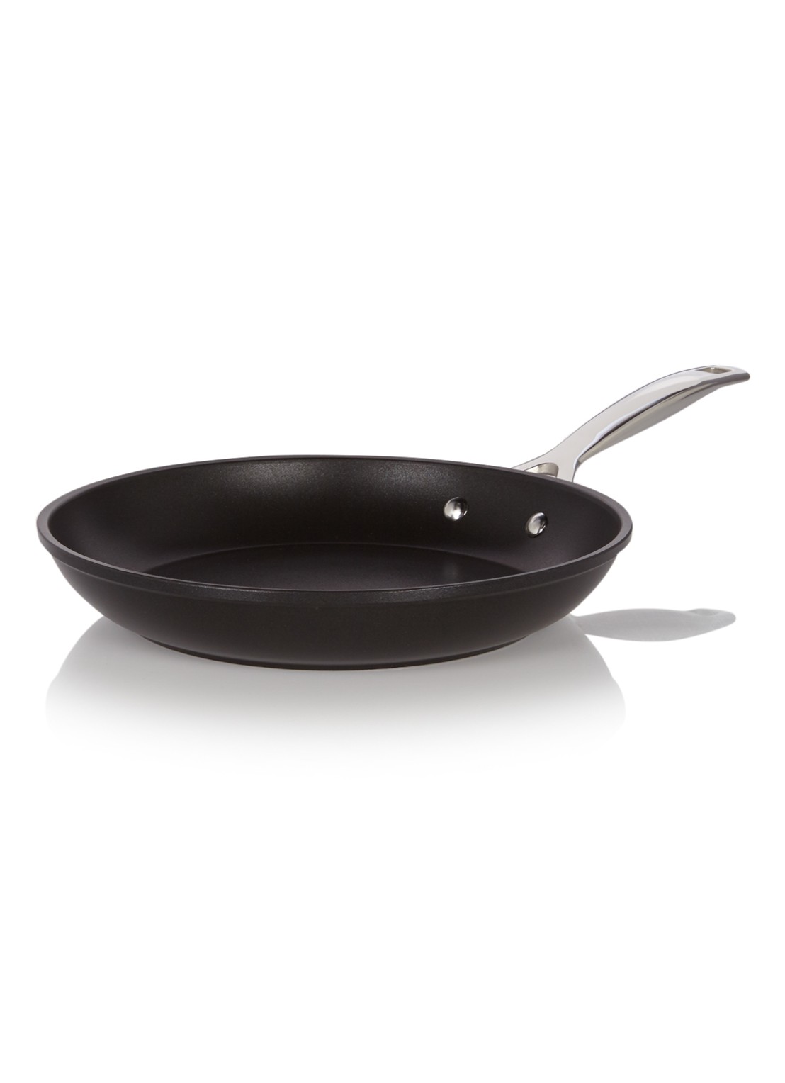 Le Creuset Les Forgées koekenpan Ø26 cm - voorkant zwart