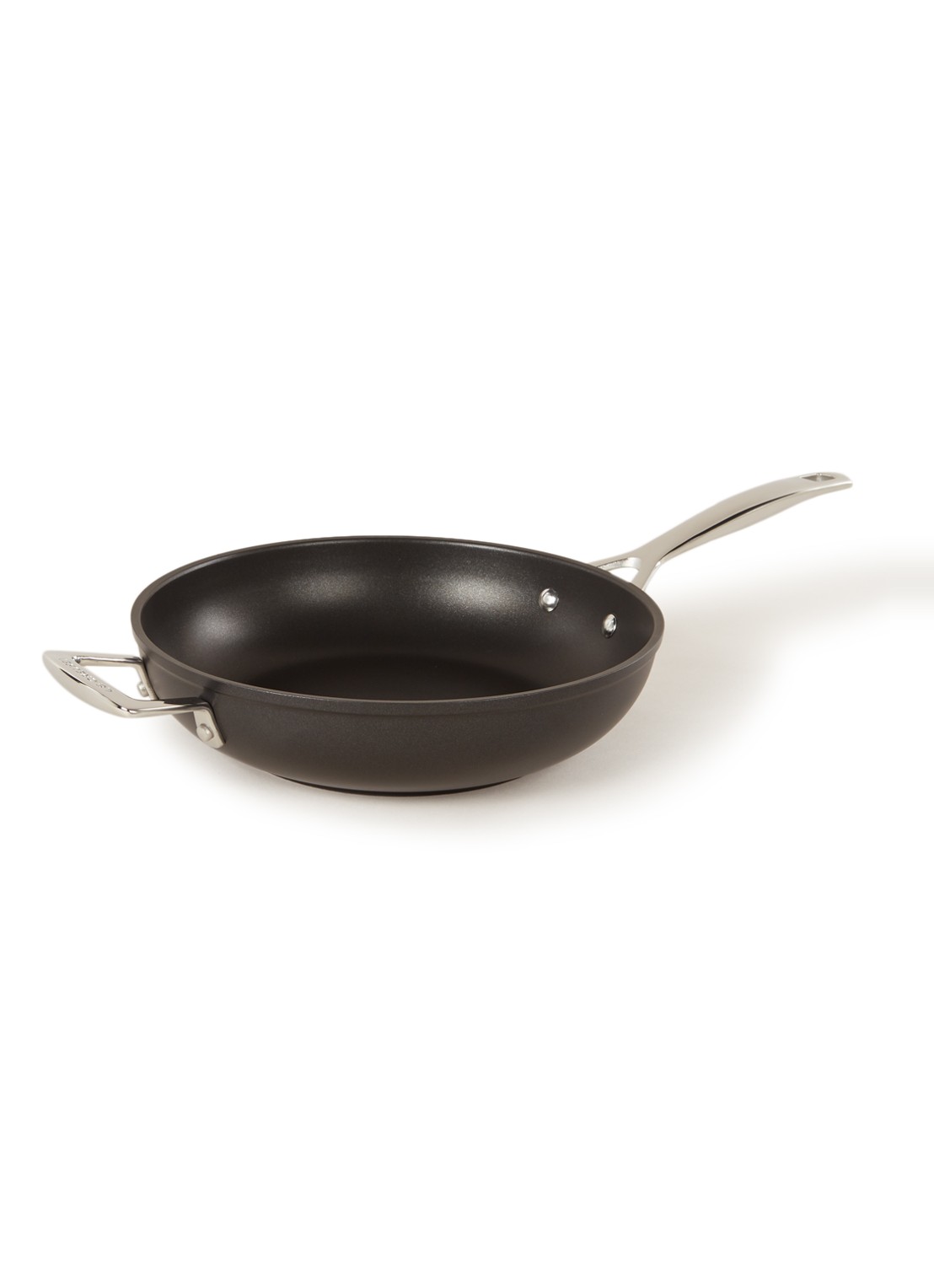 Le Creuset Les Forgées koekenpan Ø26 cm - voorkant zwart