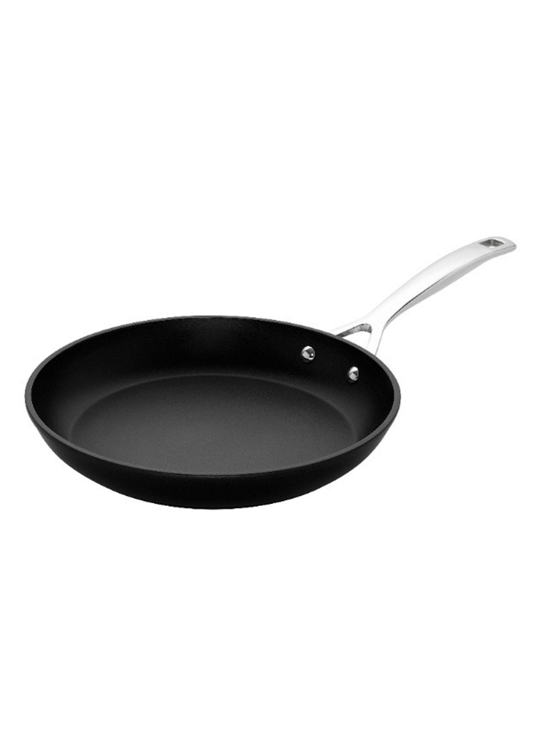 Le Creuset Les Forgées koekenpan 28 cm - voorkant zwart