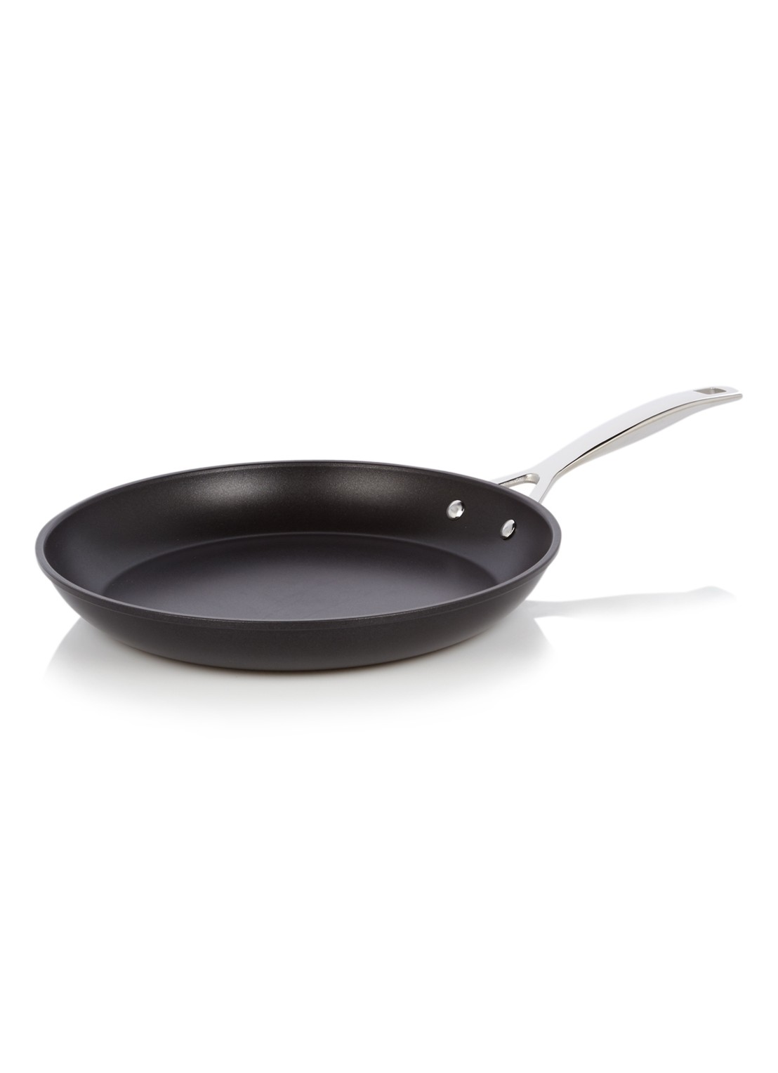 Le Creuset Les Forgées koekenpan Ø30 cm - voorkant zwart
