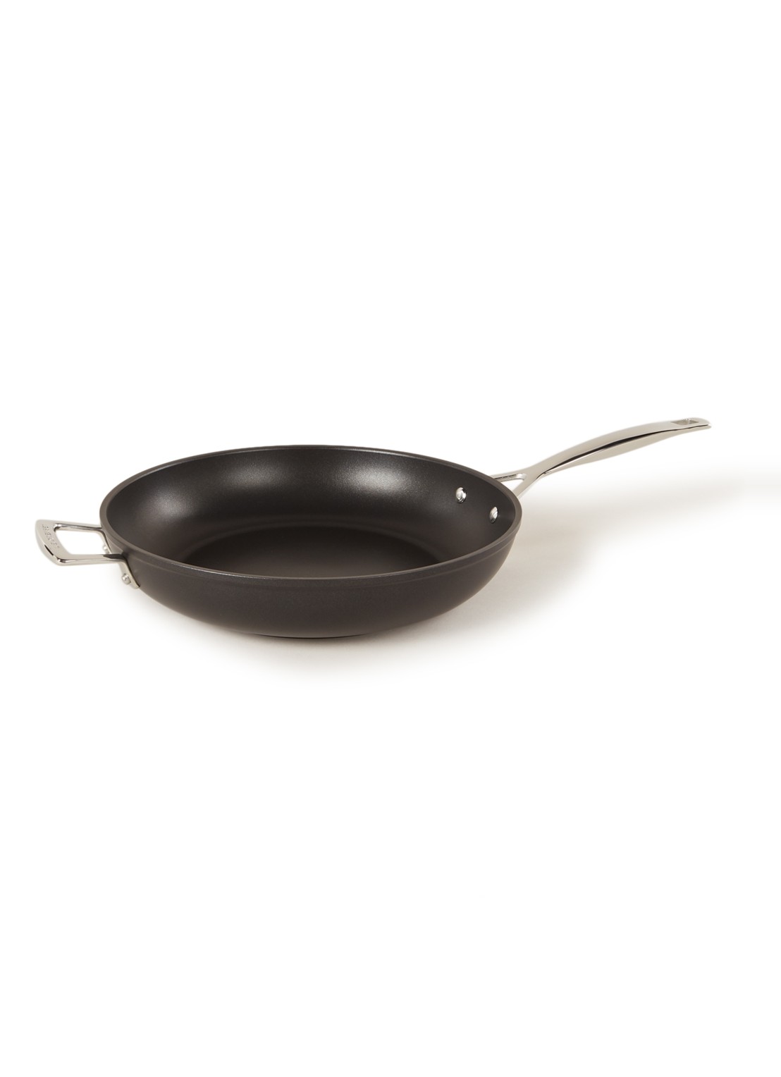 Le Creuset Les Forgées koekenpan Ø30 cm - voorkant zwart