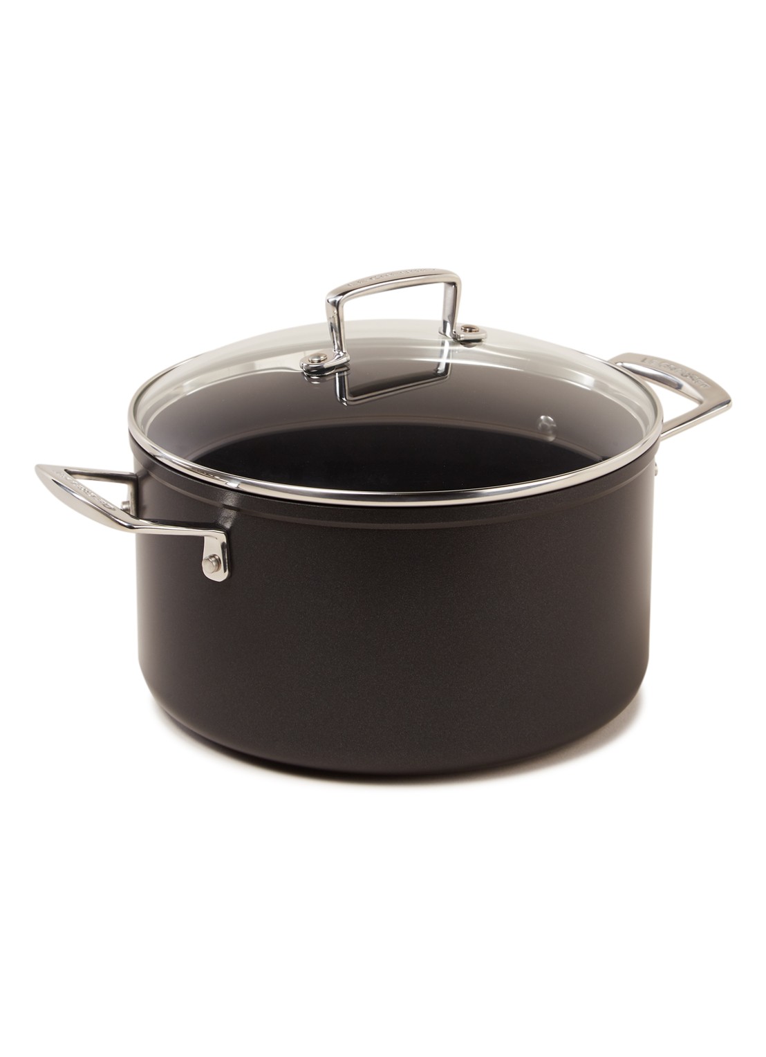Le Creuset Les Forgées kookpan Ø24 cm - voorkant 2 zwart