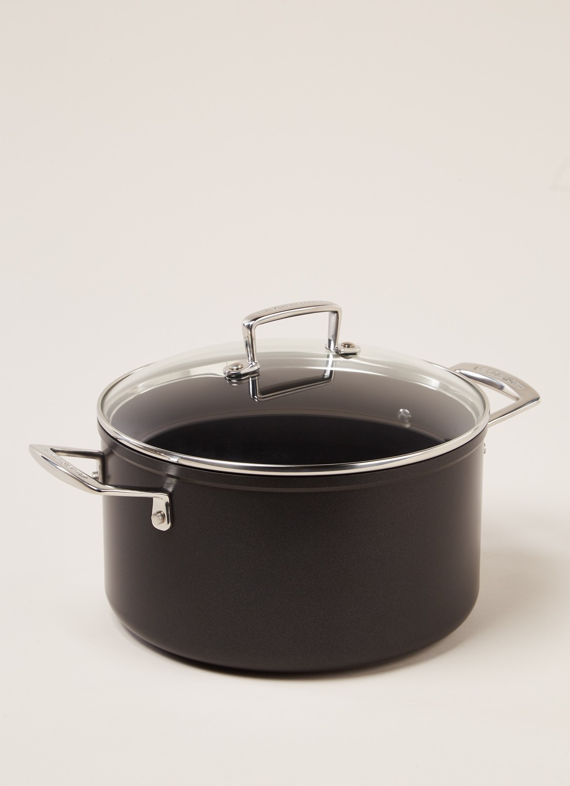 Le Creuset Les Forgées kookpan Ø24 cm - voorkant 3 zwart