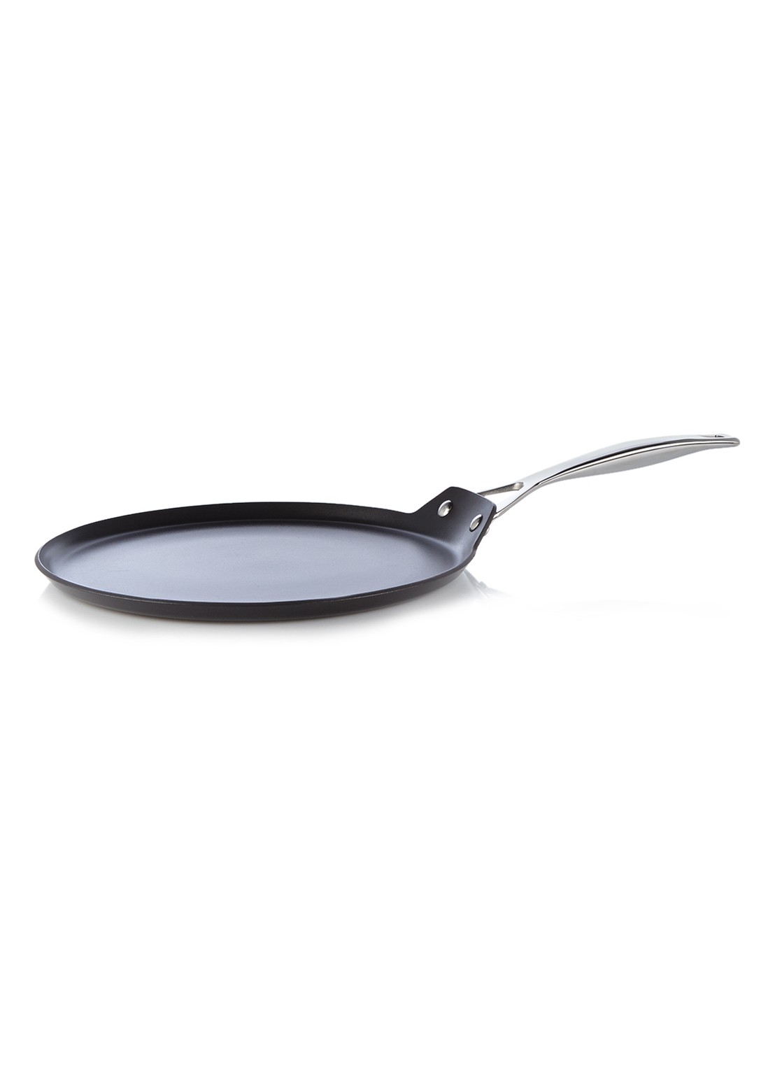 Le Creuset Les Forgées pannenkoekenpan Ø28 cm - voorkant zwart