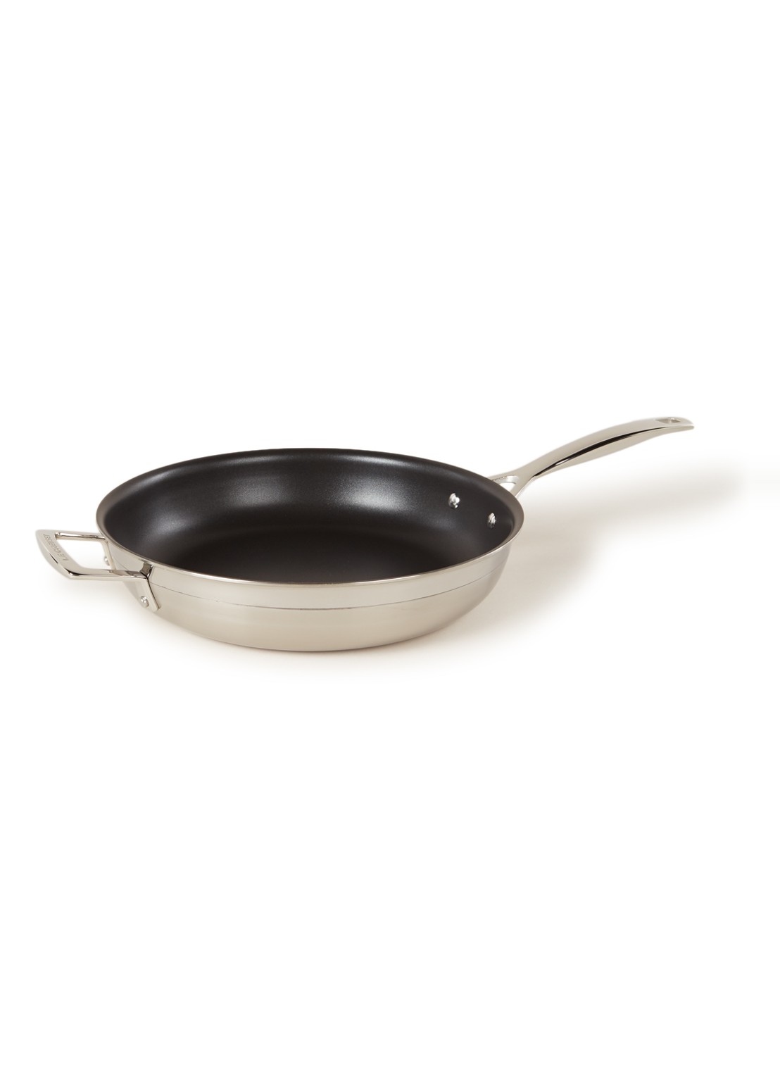 Le Creuset Magnetik koekenpan Ø28 cm - voorkant 2 zilver