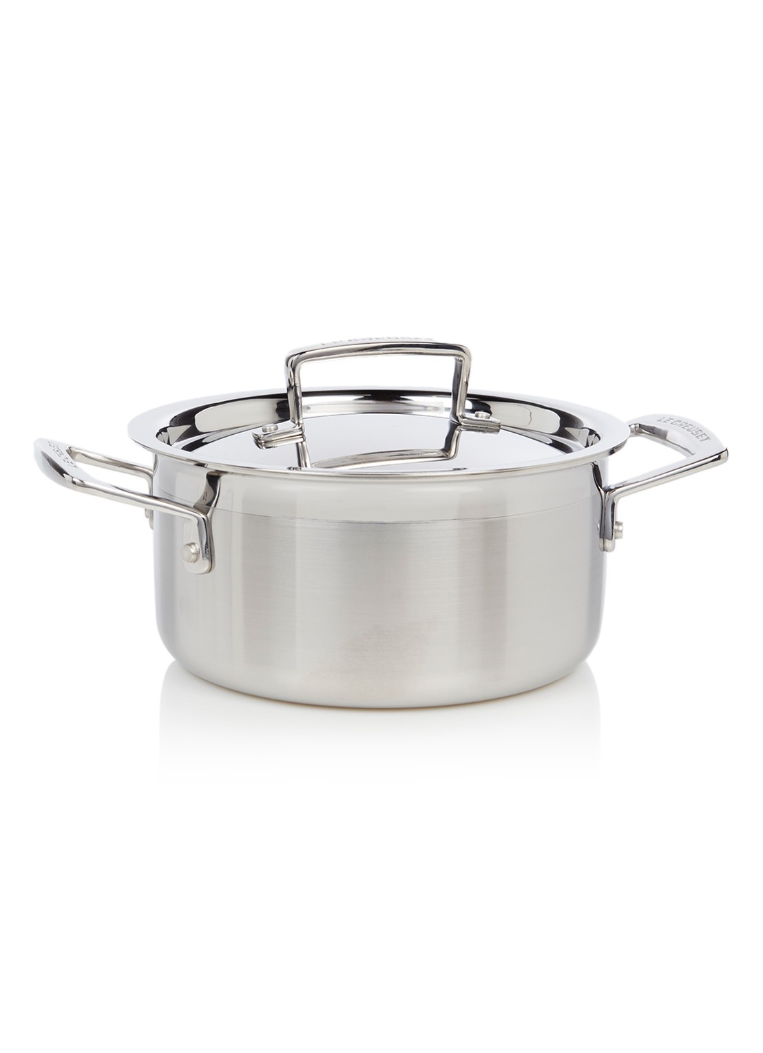 Le Creuset Magnetik kookpan Ø18 cm - voorkant zilver