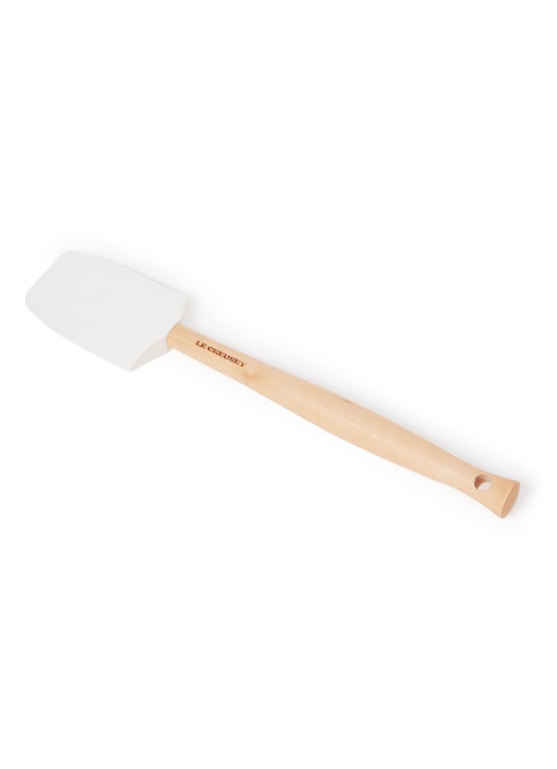 Le Creuset Medium Premium spatel 28,5 cm - voorkant white / wit