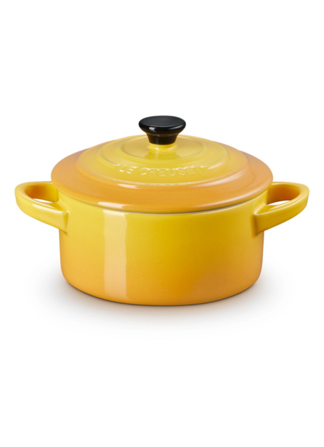Le Creuset Mini-Braadpan 10 cm  - voorkant 6 nectar / oranje