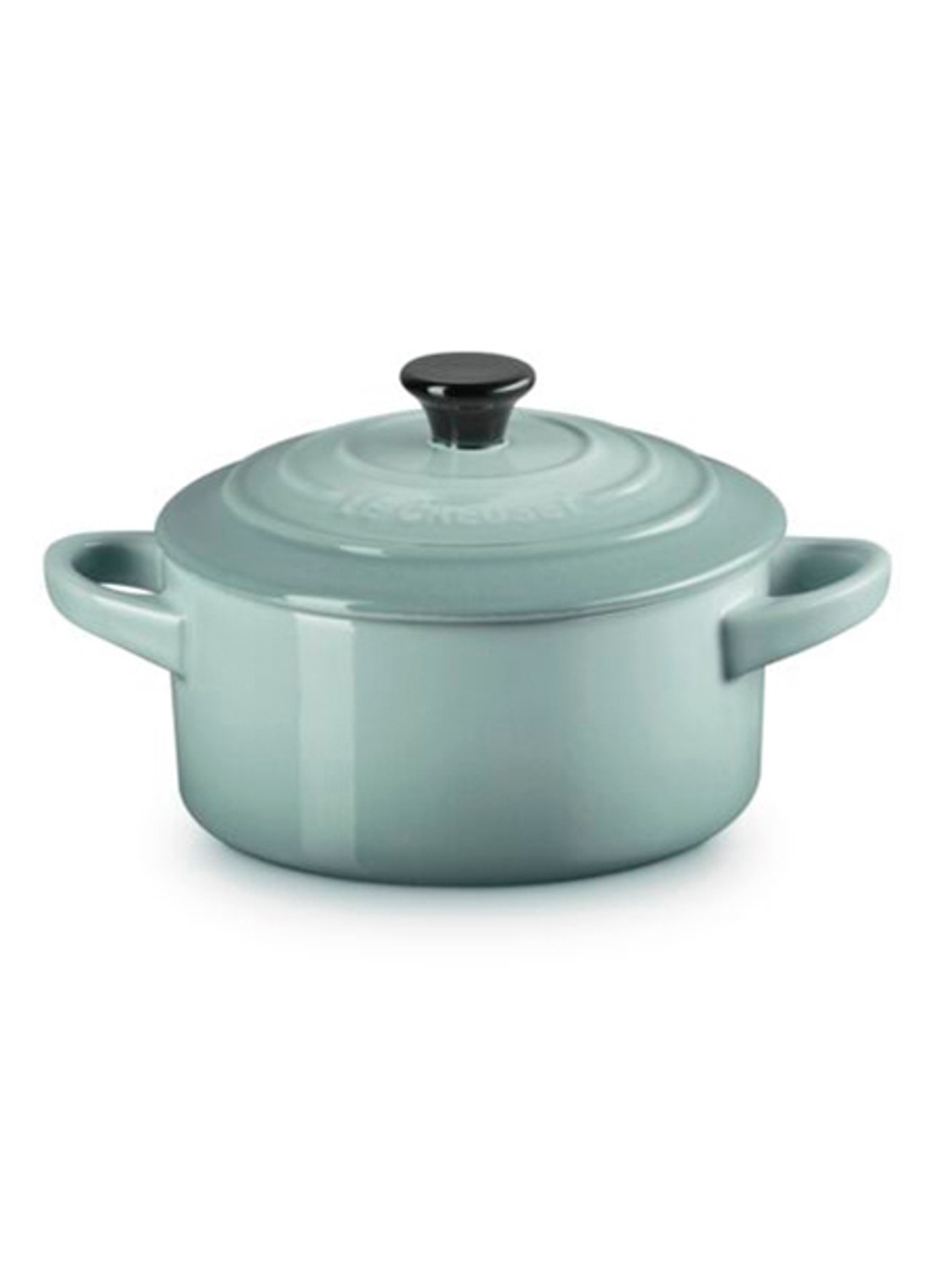 Le Creuset Mini-braadpan 25 cl - voorkant lichtgrijs