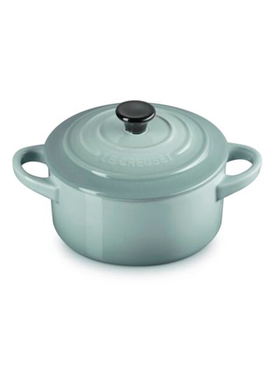 Le Creuset Mini-braadpan 25 cl - voorkant 2 lichtgrijs