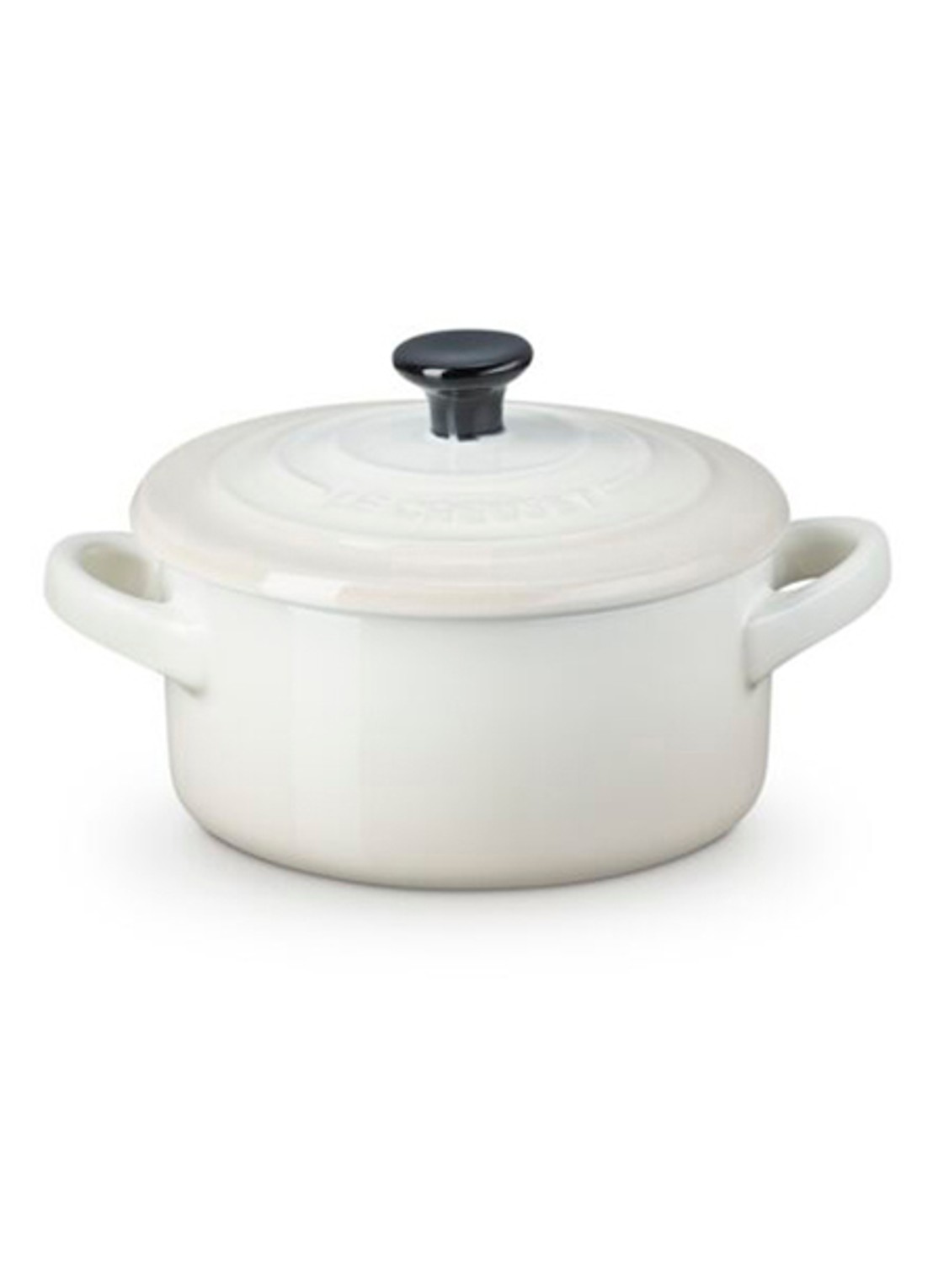 Le Creuset Mini-braadpan 25 cl - voorkant 2 gebroken wit