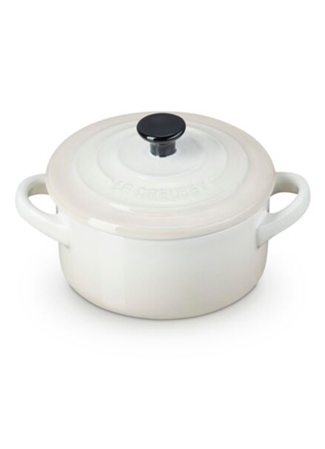 Le Creuset Mini-braadpan 25 cl - voorkant 3 gebroken wit