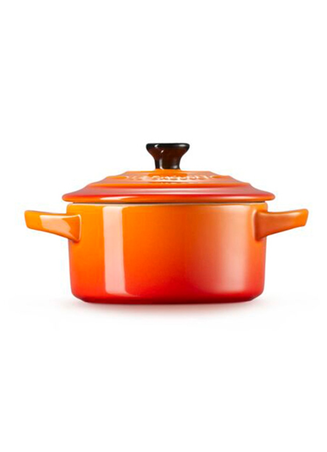 Le Creuset Mini-braadpan 25 cl - voorkant 2 oranjerood
