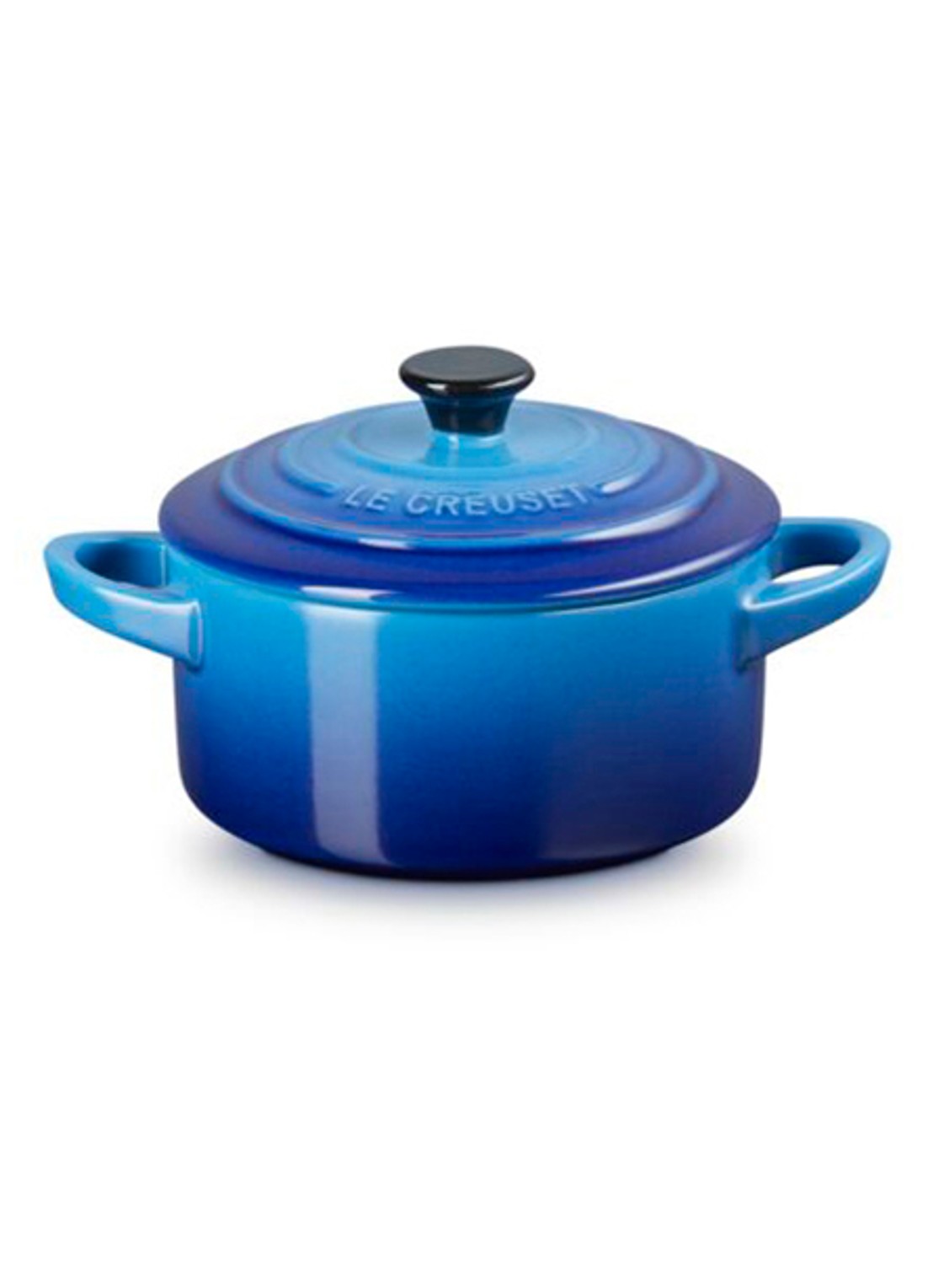 Le Creuset Mini-braadpan 25 cl - voorkant royalblauw