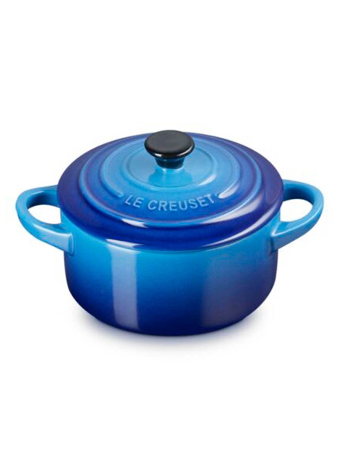 Le Creuset Mini-braadpan 25 cl - voorkant 2 royalblauw