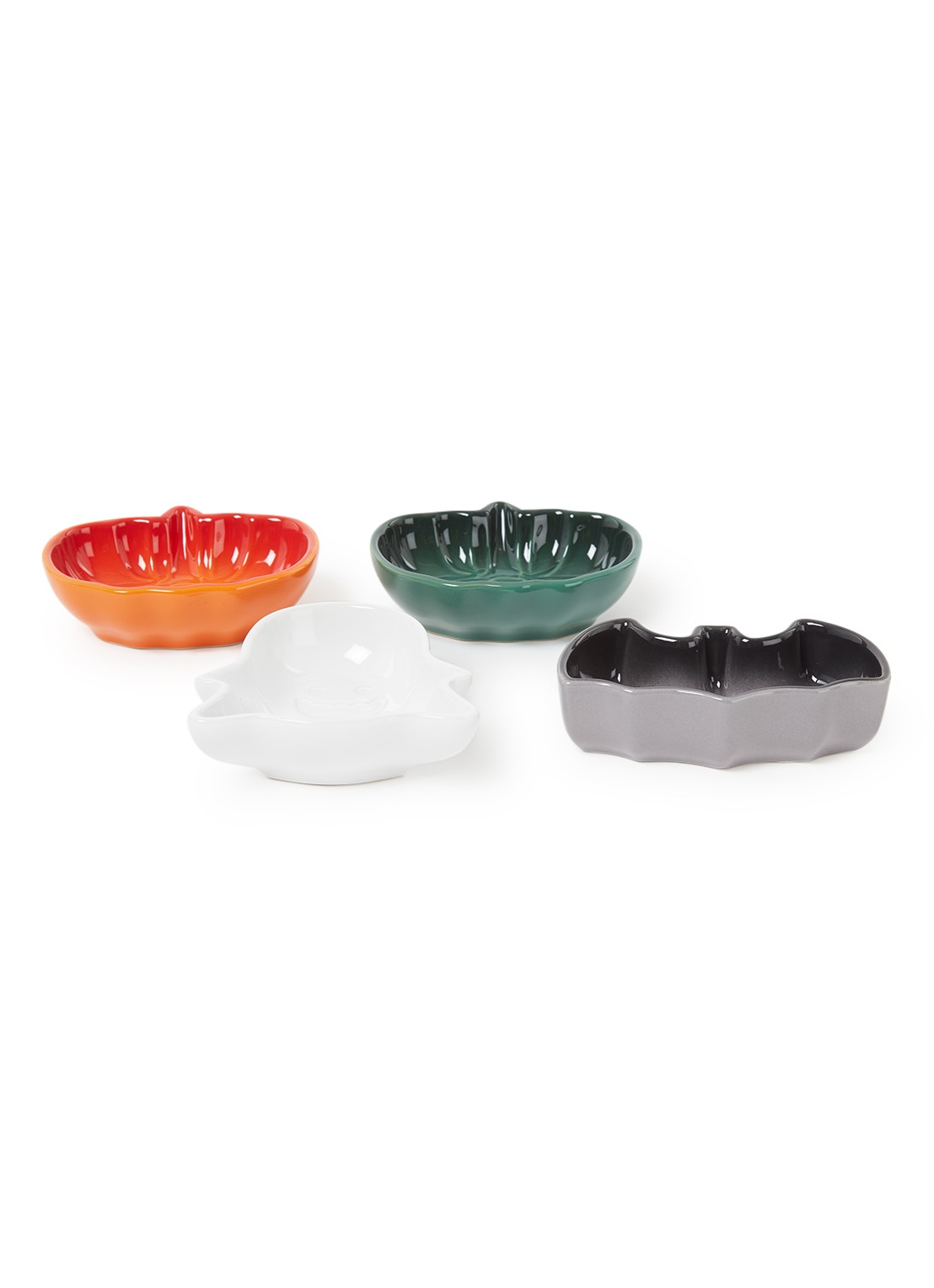 Le Creuset Mini Halloween dipschaal set van 4 - voorkant 2 multicolor