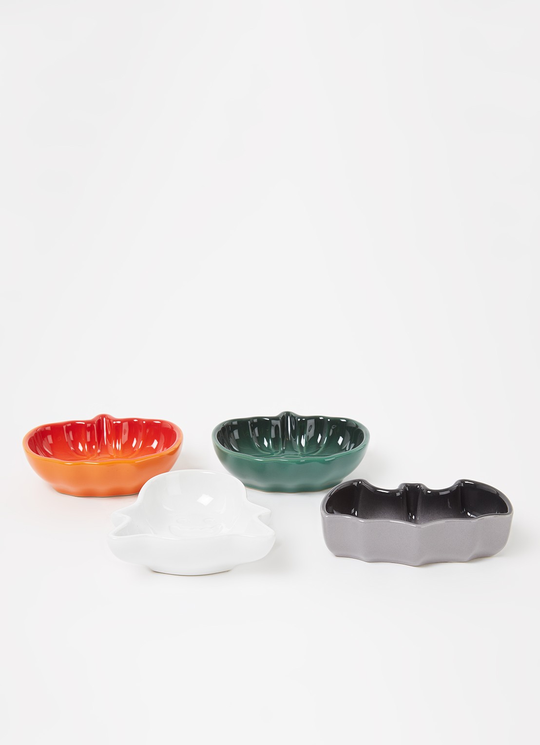 Le Creuset Mini Halloween dipschaal set van 4 - voorkant 3 multicolor