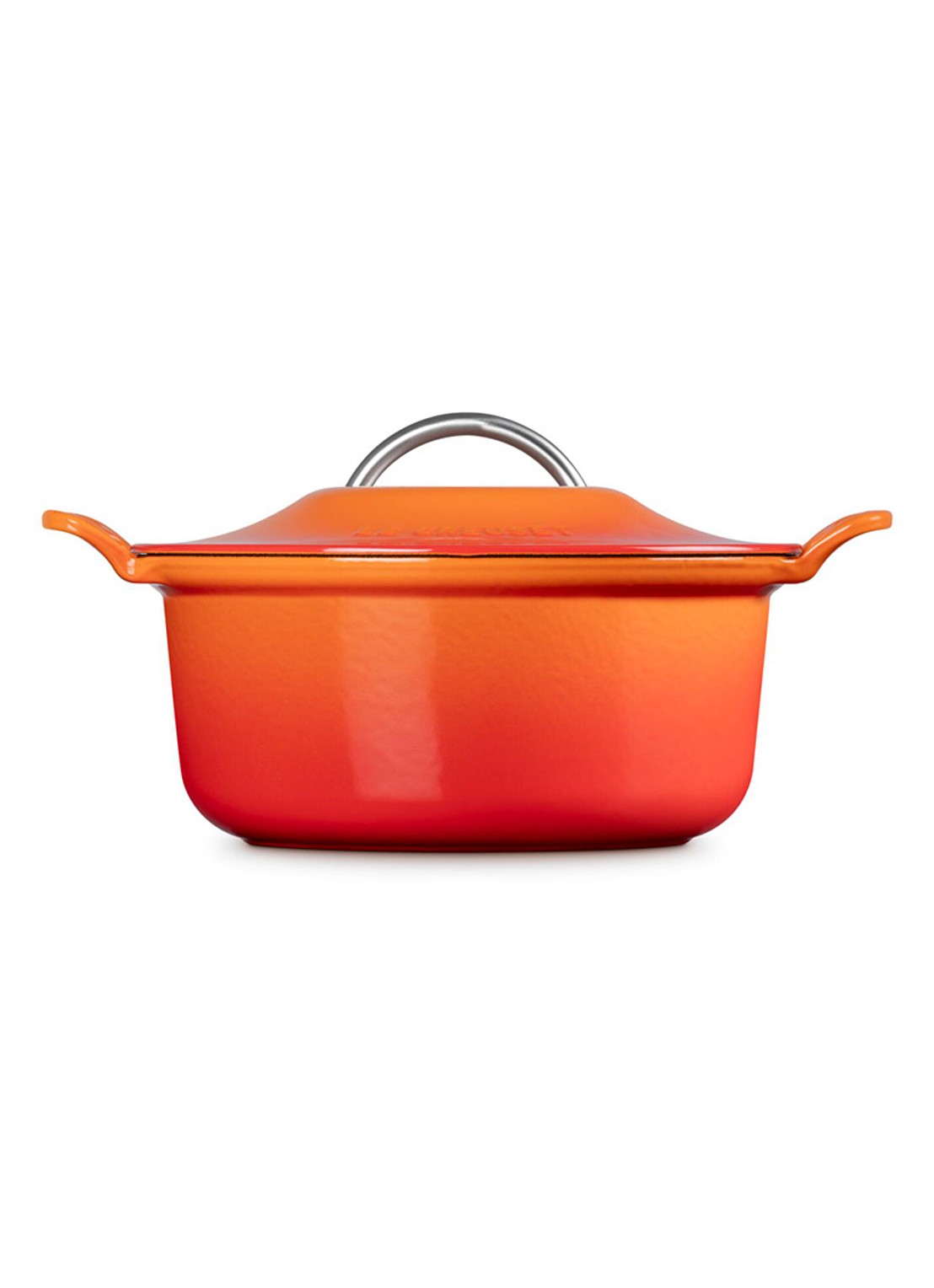 Le Creuset Modern Heritage braadpan 26 cm - achterkant 6 oranjerood