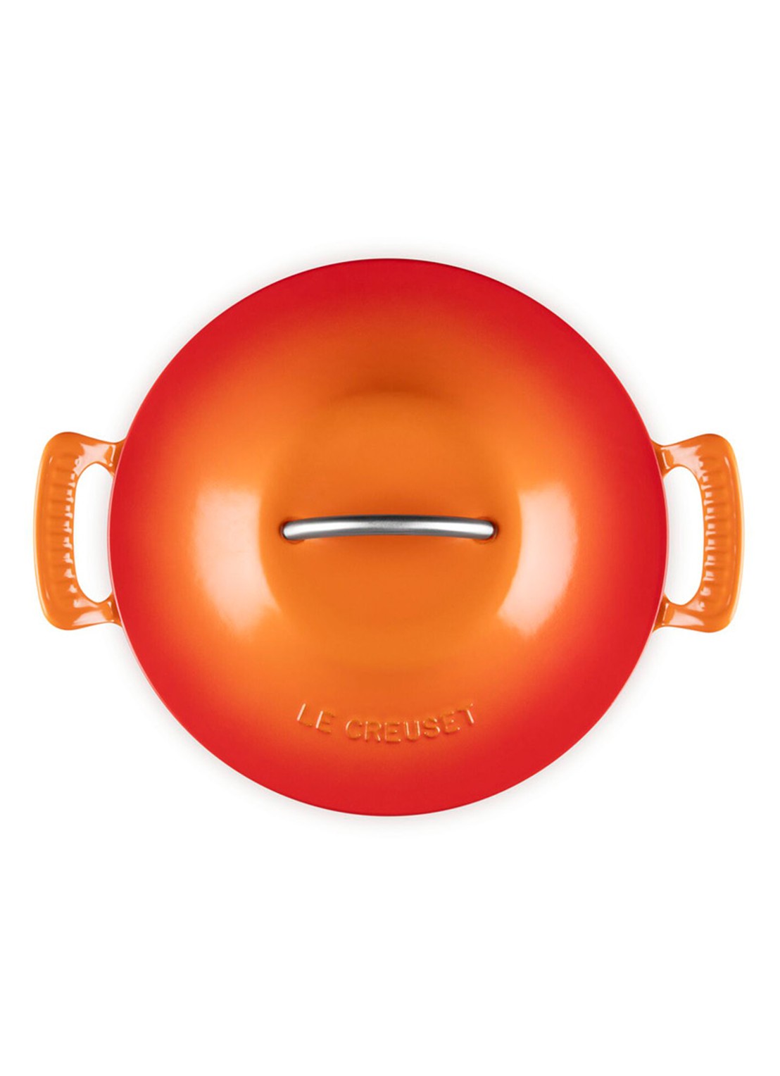 Le Creuset Modern Heritage braadpan 26 cm - detail 4 oranjerood