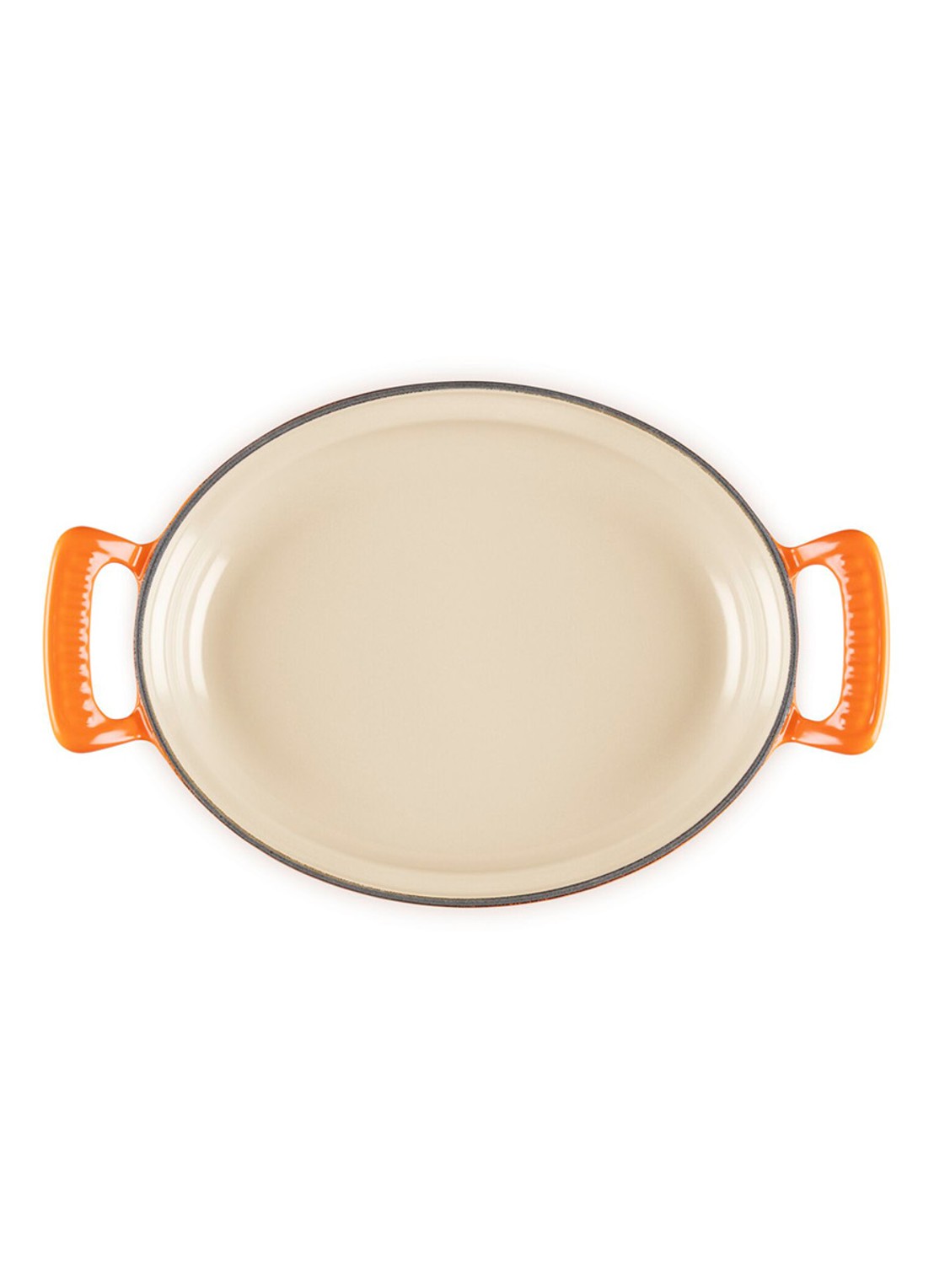 Le Creuset Modern Heritage ovenschaal/braadslede 28 cm - detail 5 oranjerood
