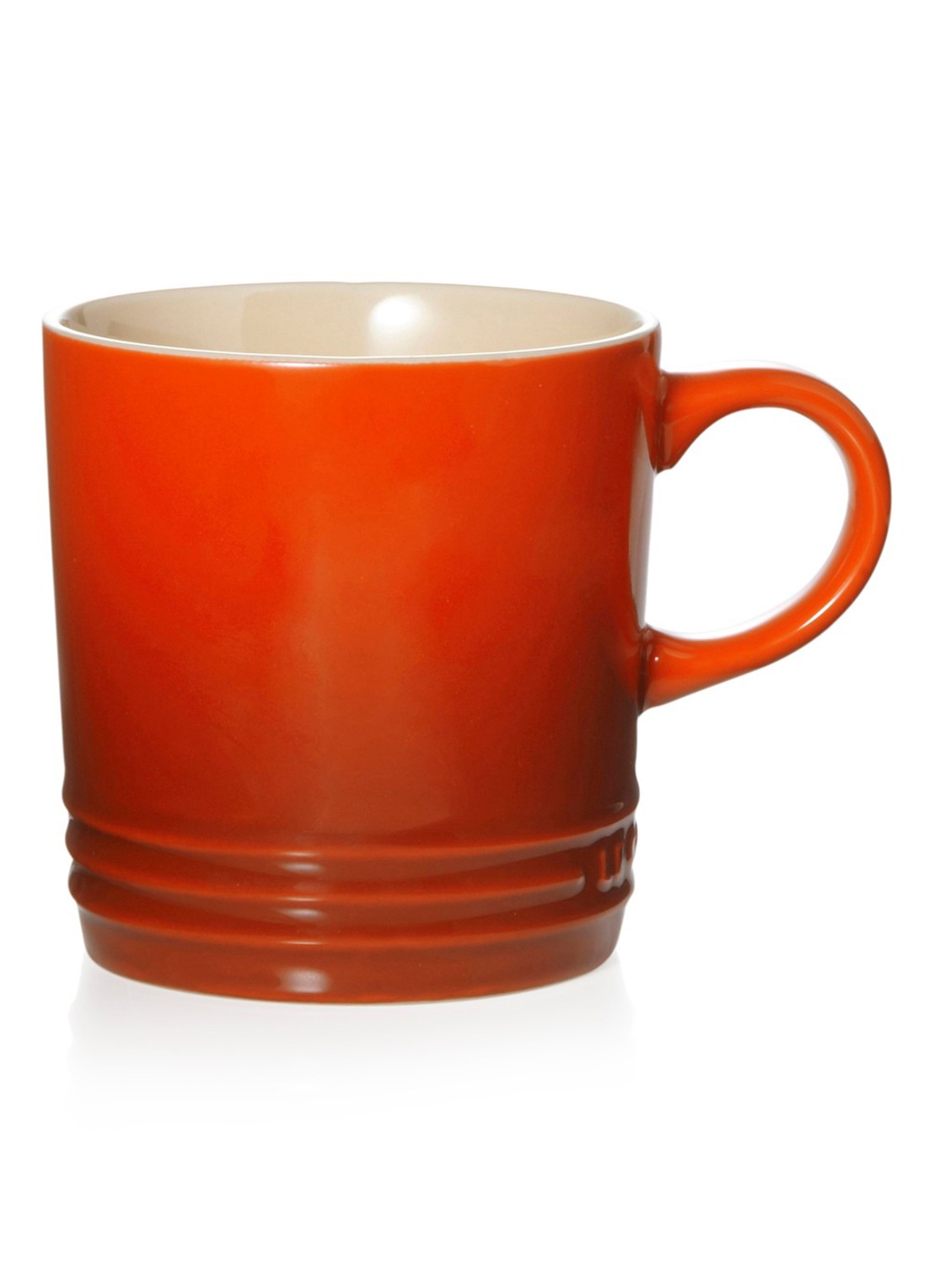 Le Creuset Mok 35 cl - voorkant oranjerood / oranje