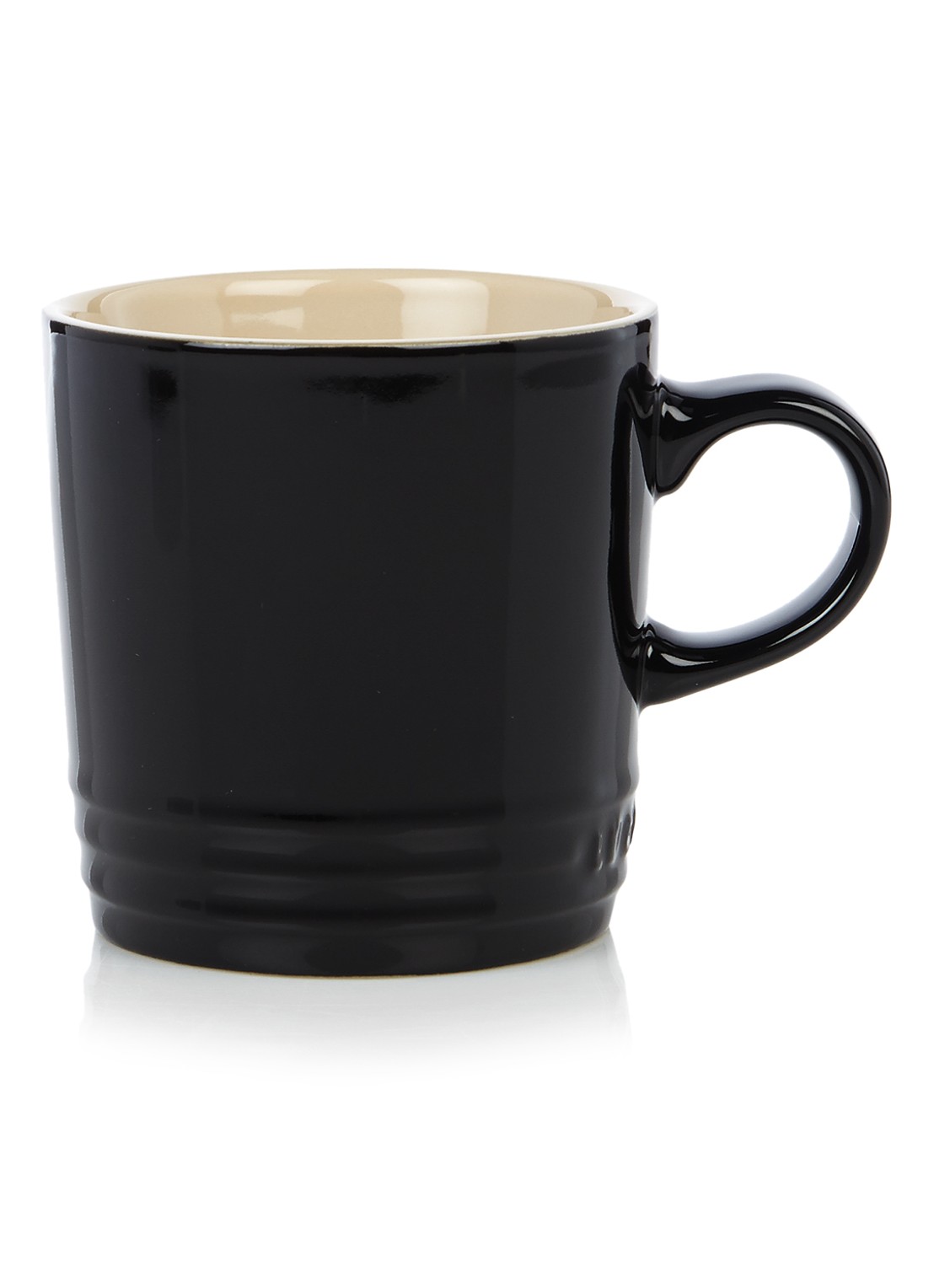 Le Creuset Mok 35 cl - voorkant ebbenzwart / zwart