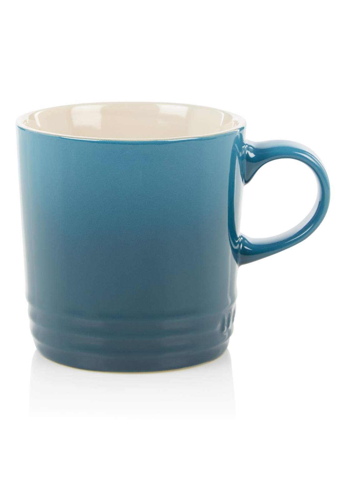Le Creuset Mok 35 cl - voorkant deep teal / blauw