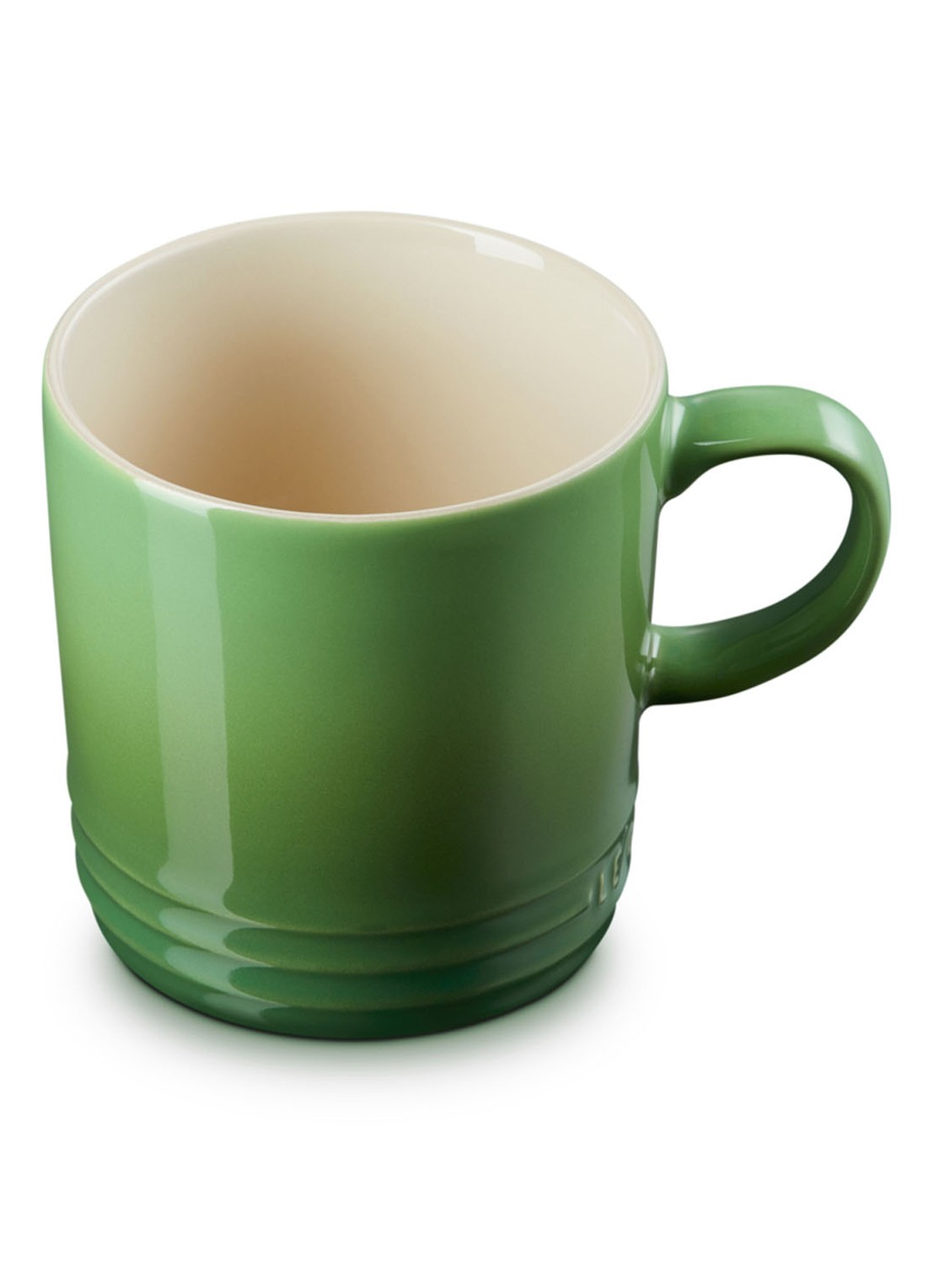 Le Creuset Mok 35 cl - detail bamboo / groen