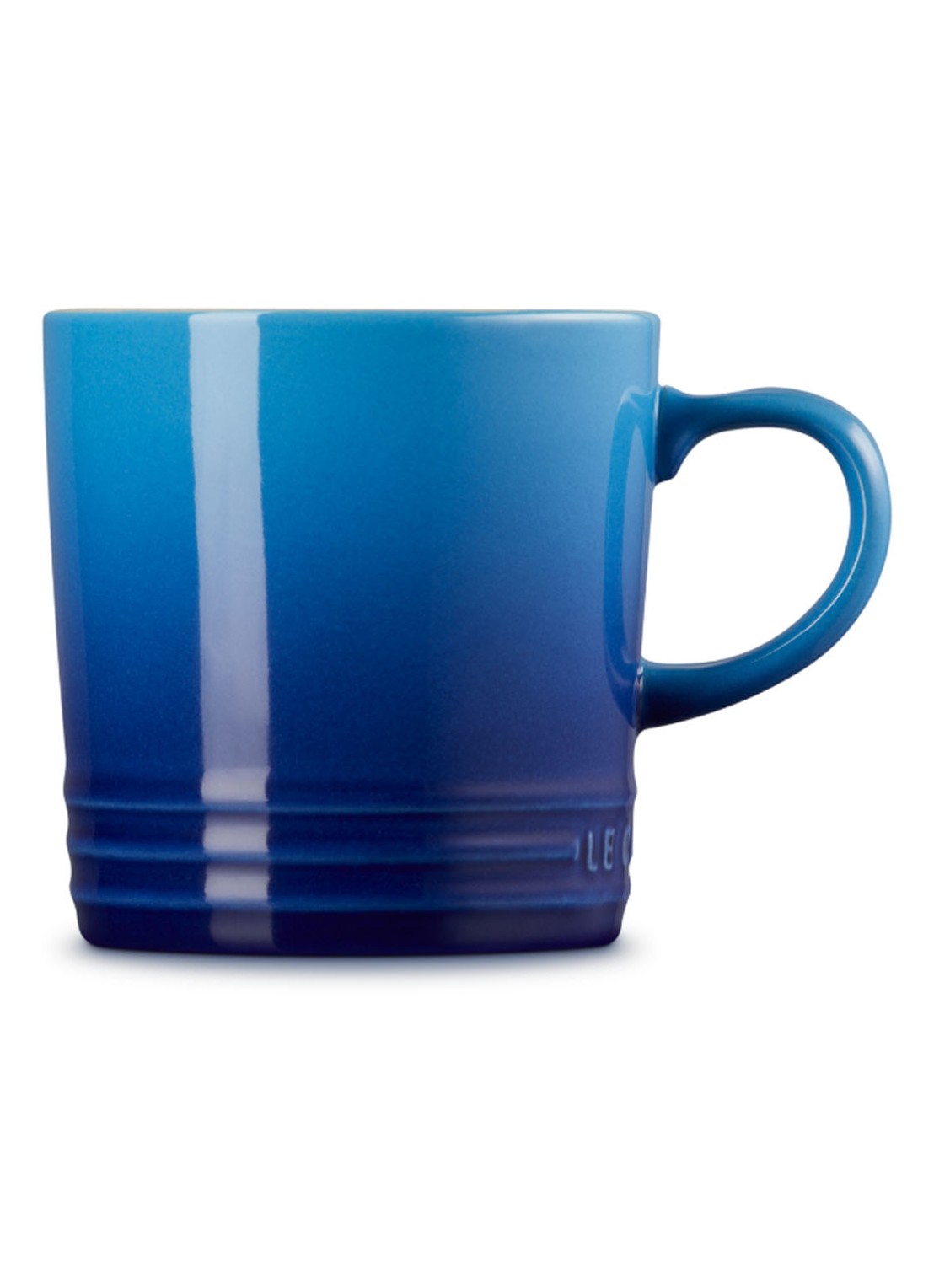 Le Creuset Mok 35 cl - achterkant azure / blauw