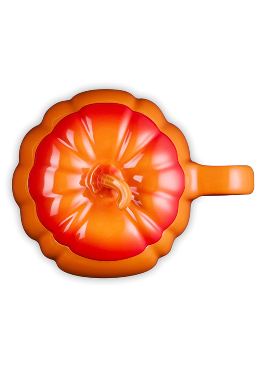 Le Creuset Mok 40 cl - detail oranjerood
