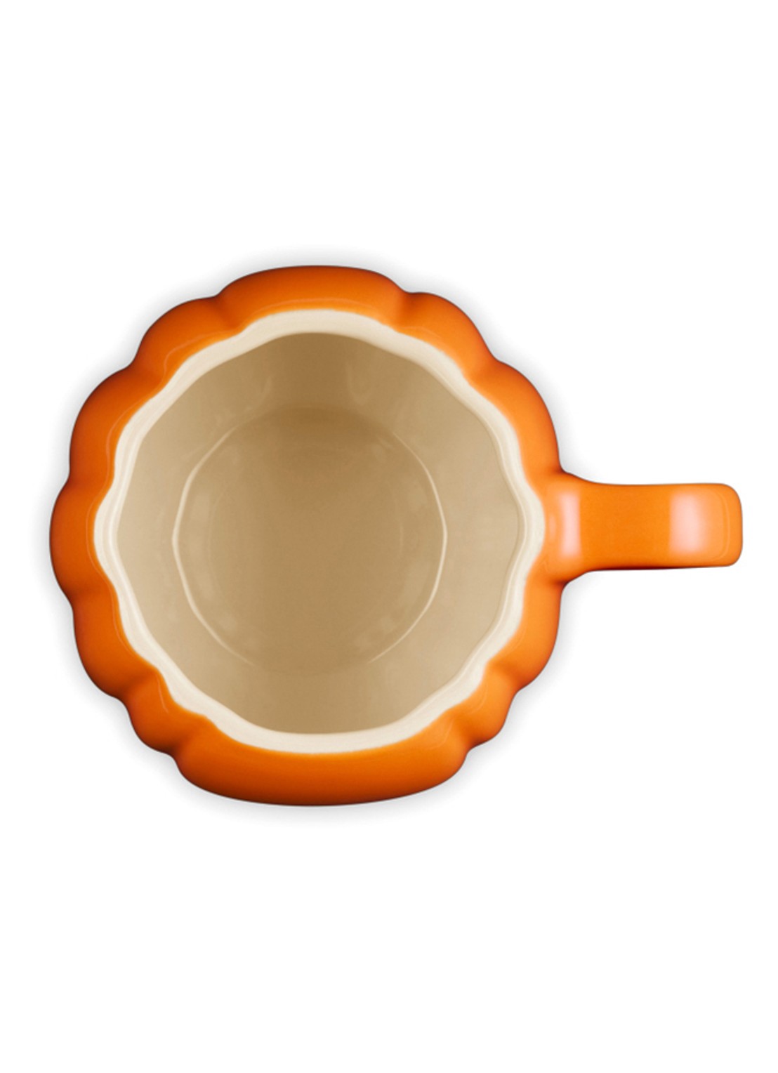 Le Creuset Mok 40 cl - detail 2 oranjerood