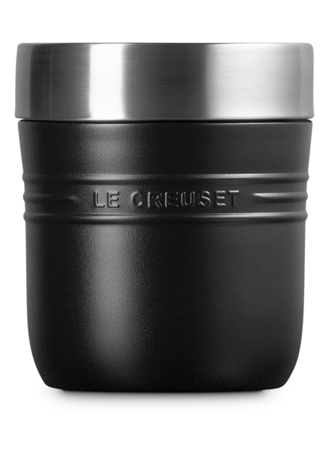 Le Creuset On The Go lunchbeker 0,5 liter - detail 2 zwart