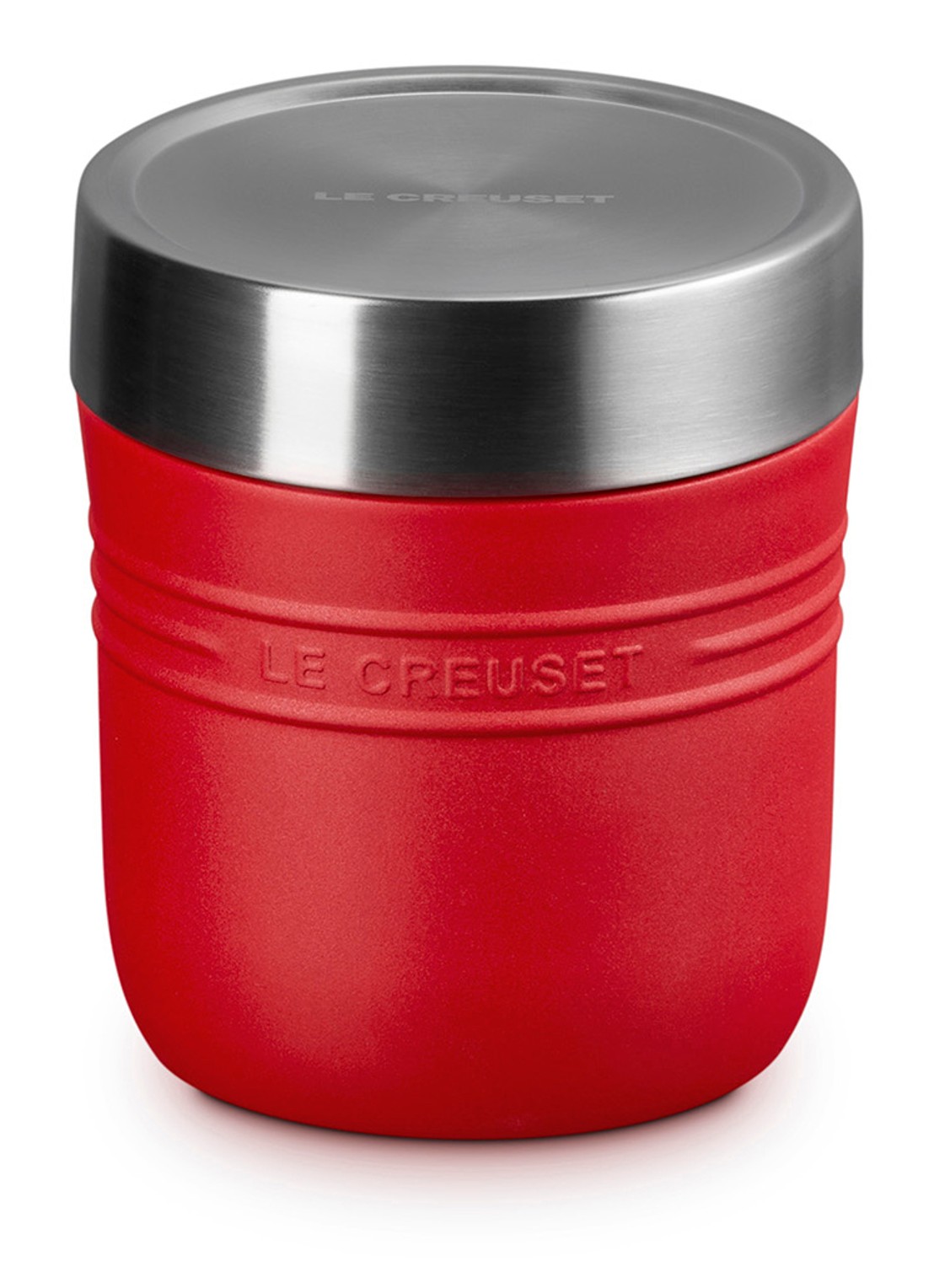 Le Creuset On The Go lunchbeker 0,5 liter - voorkant 6 rood