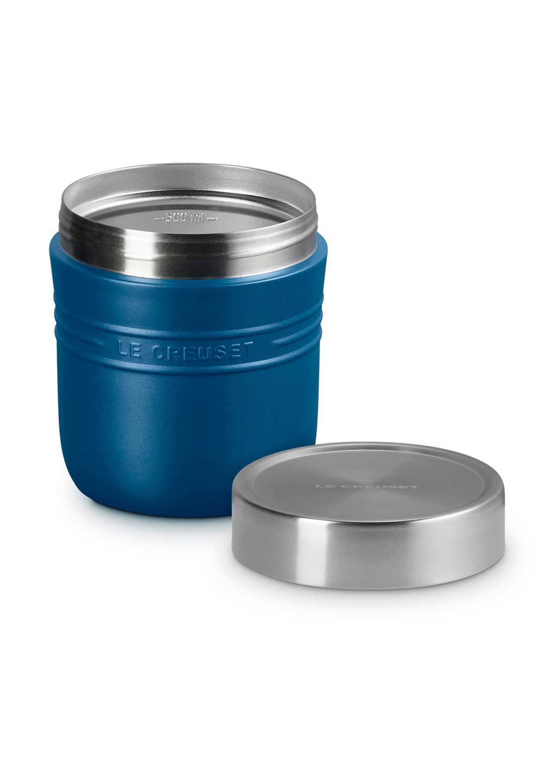 Le Creuset On The Go lunchbeker 0,5 liter - detail 4 royalblauw