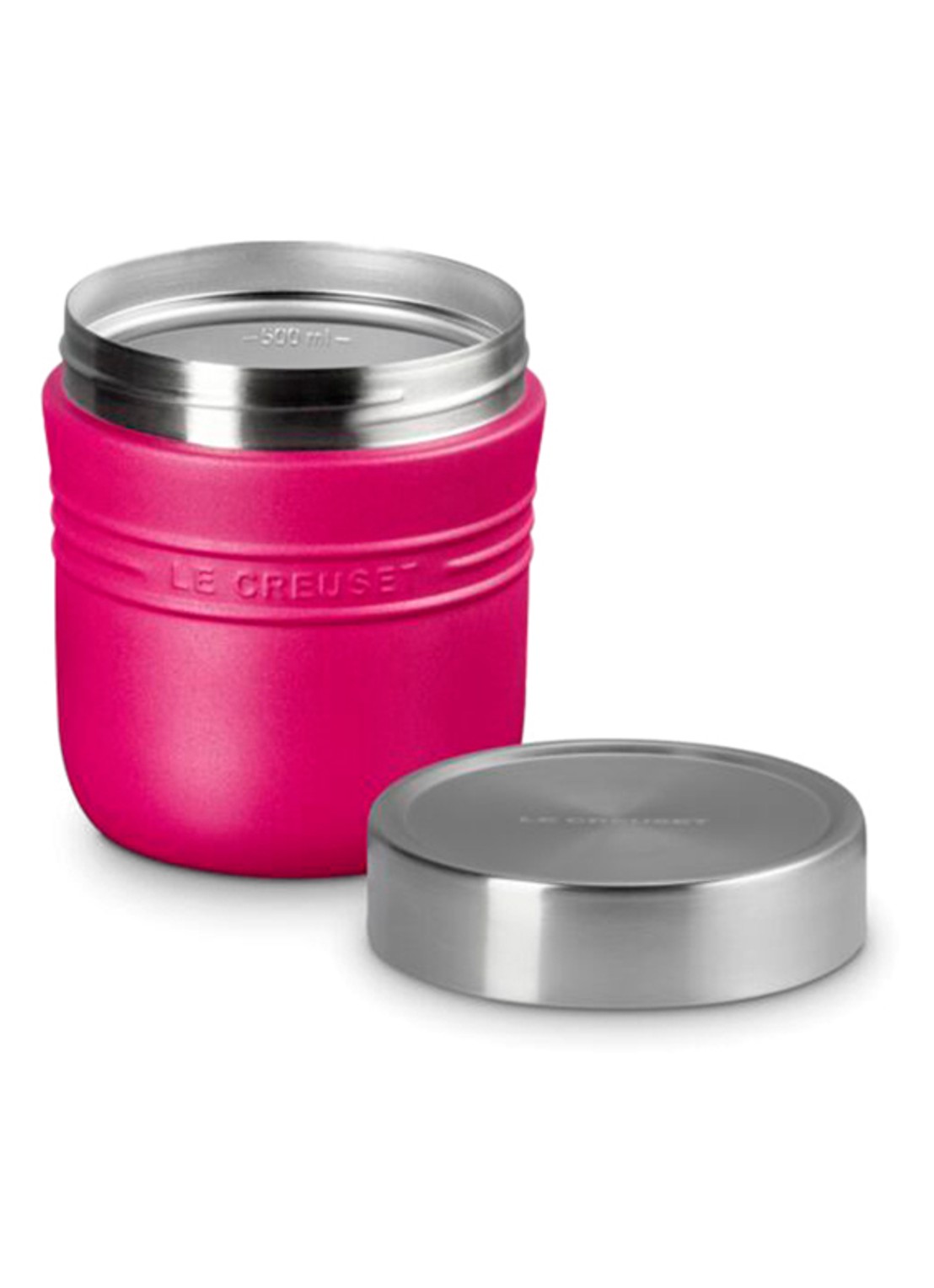 Le Creuset On The Go lunchbeker 0,5 liter - detail 2 roze